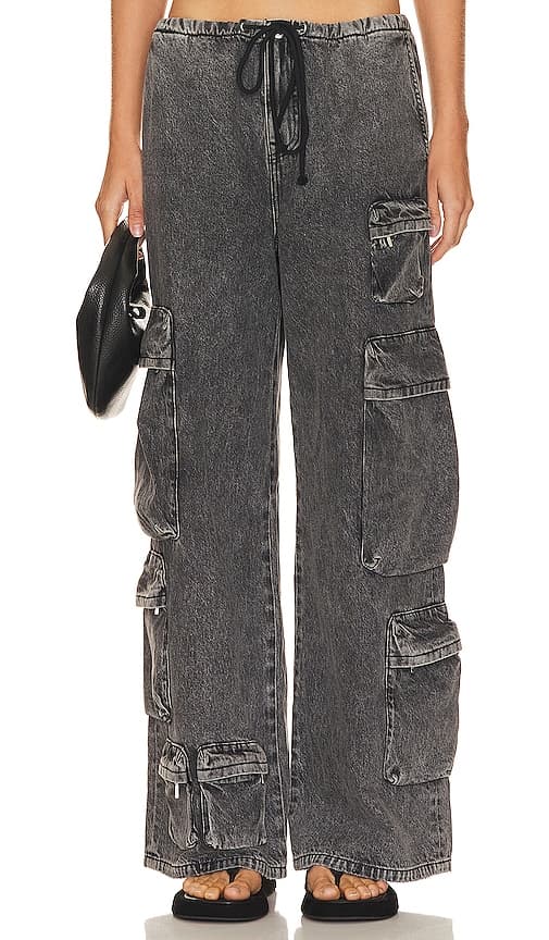 Grlfrnd X Lindsi Lane Romee Drawcord Cargo Pant In Sedgwick - Image 1