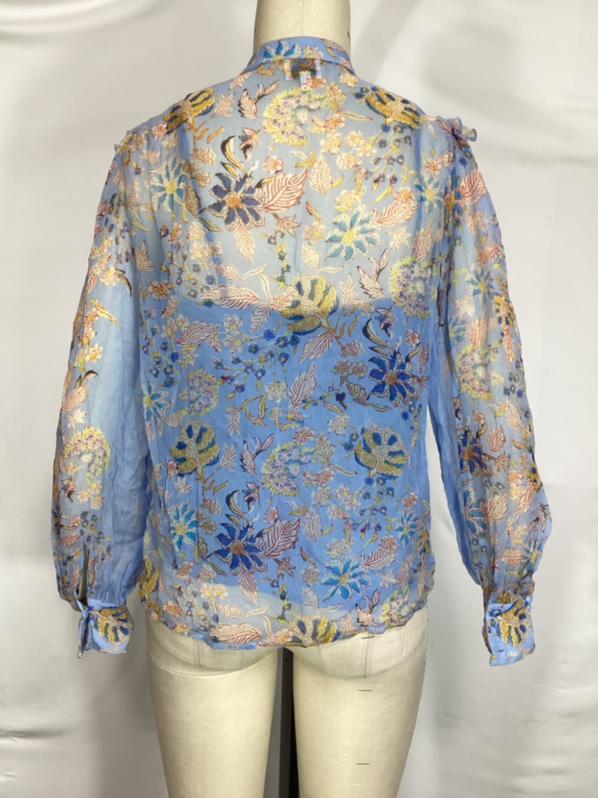 Lyna Shirt With Slip In Sky Blue - Image 2