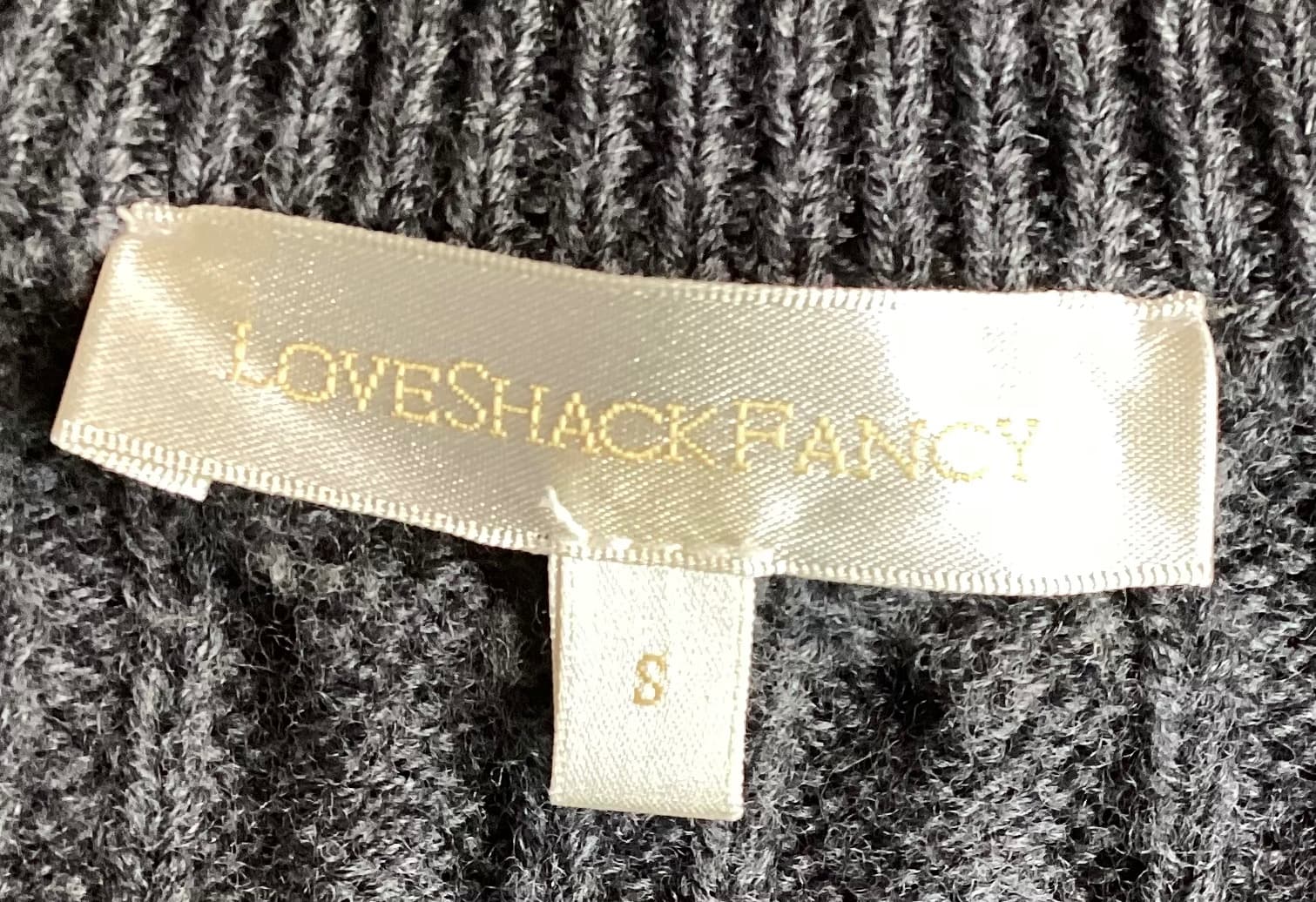 Chapelle Crop Sweater In Charcoal - Image 2