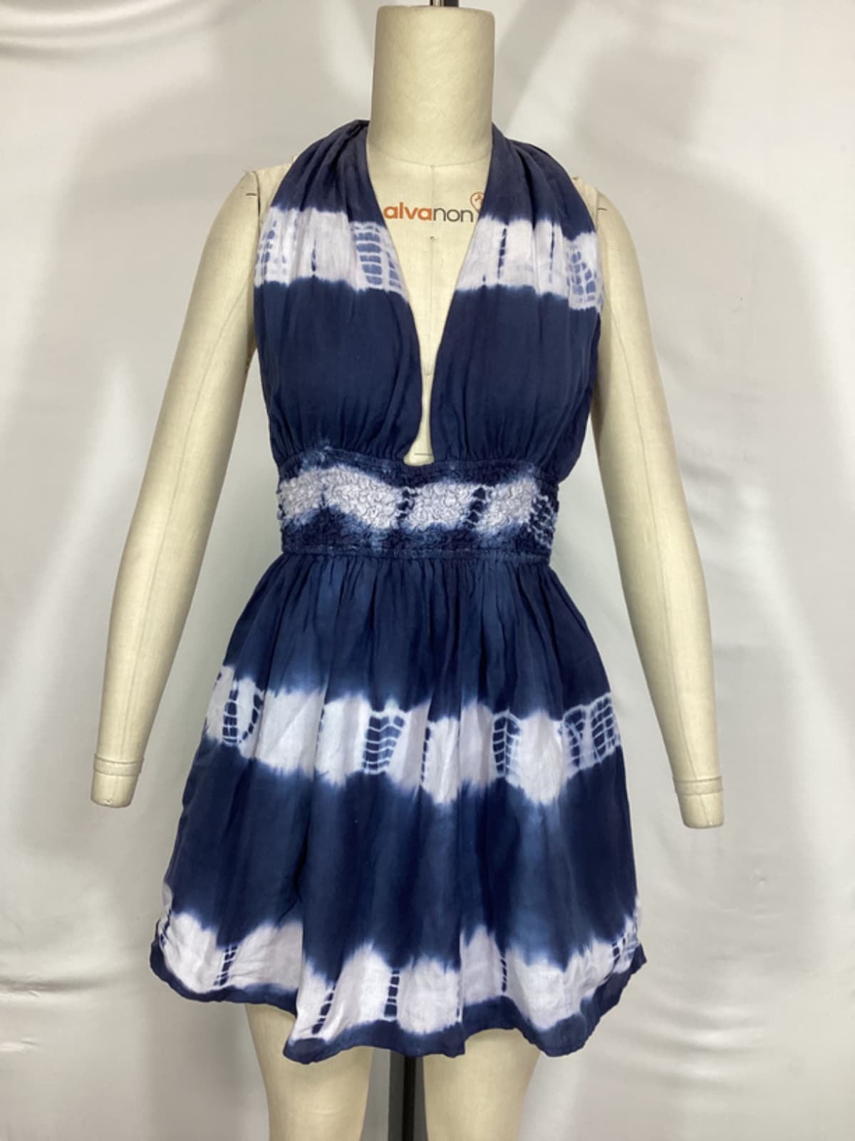 House Of Harlow 1960 X Revolve Hanna Mini Dress In Navy & White - Image 2