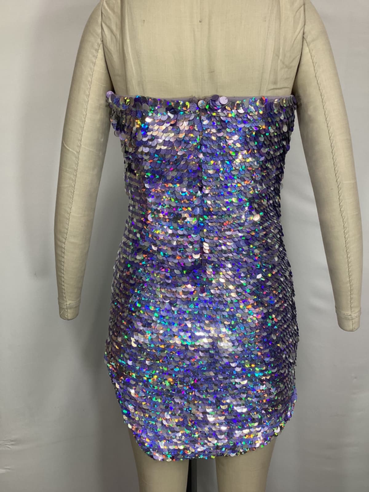 Maddox Embellished In Lilac & Silver - Image 3