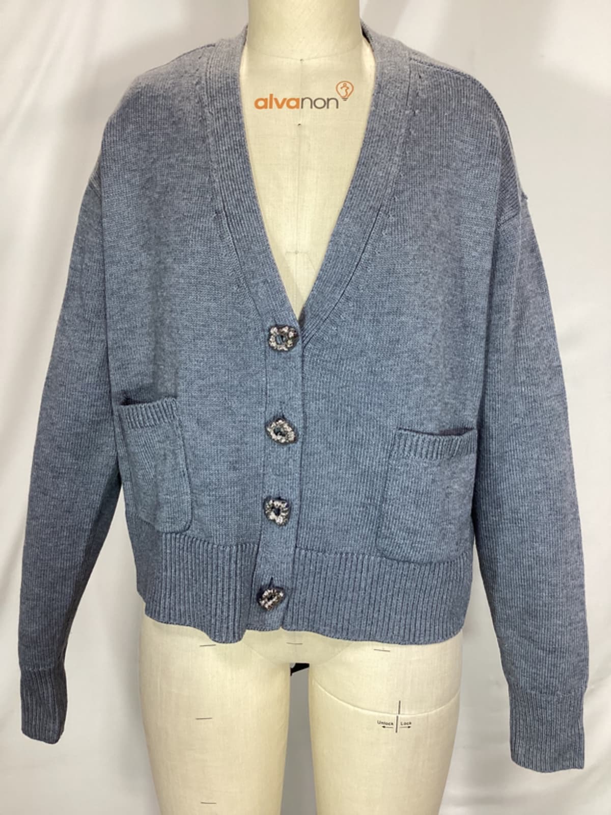 Sammie Cardigan In Charcoal Grey - Image 4