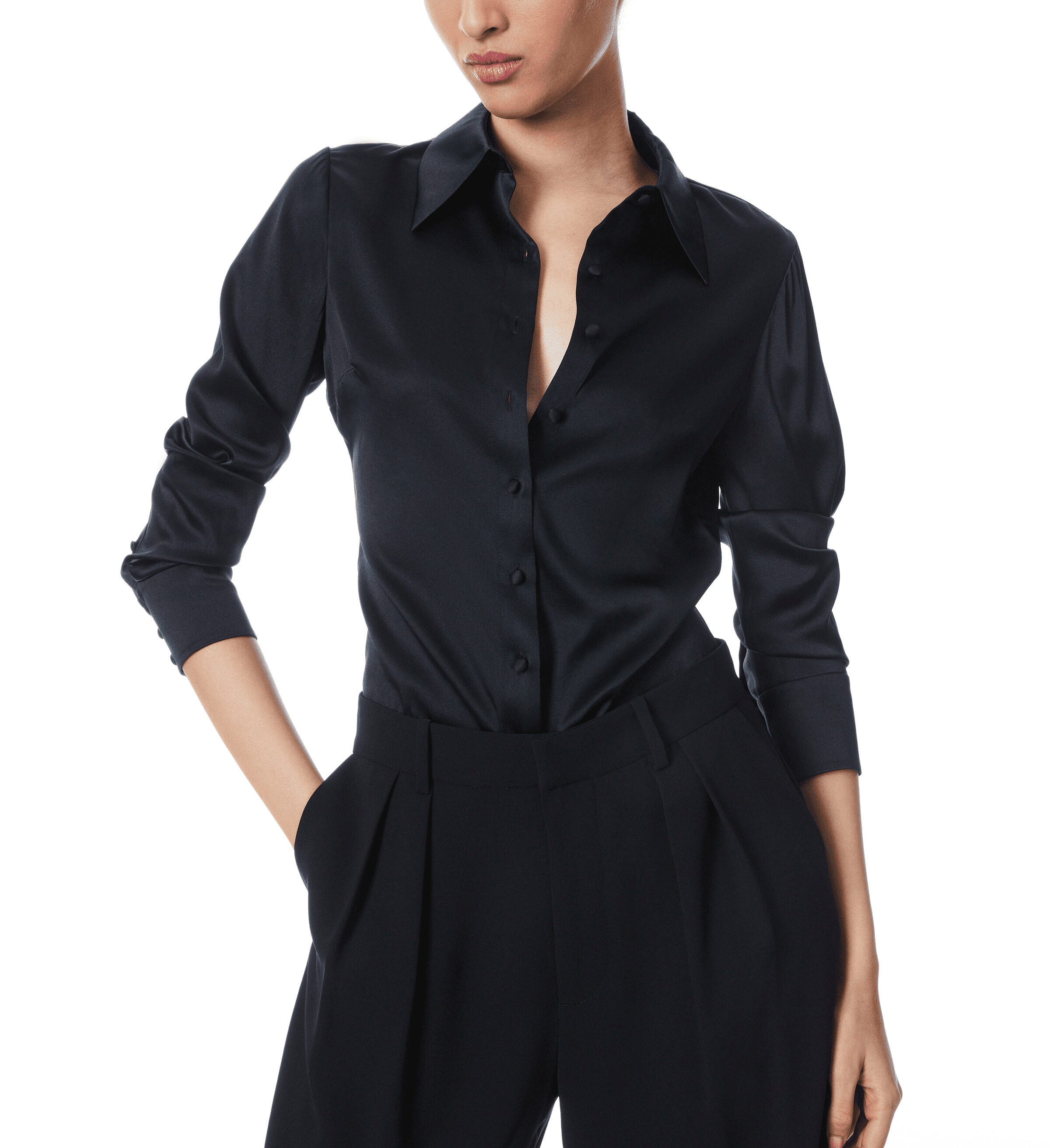 Willa Fitted Placket Top - Image 2
