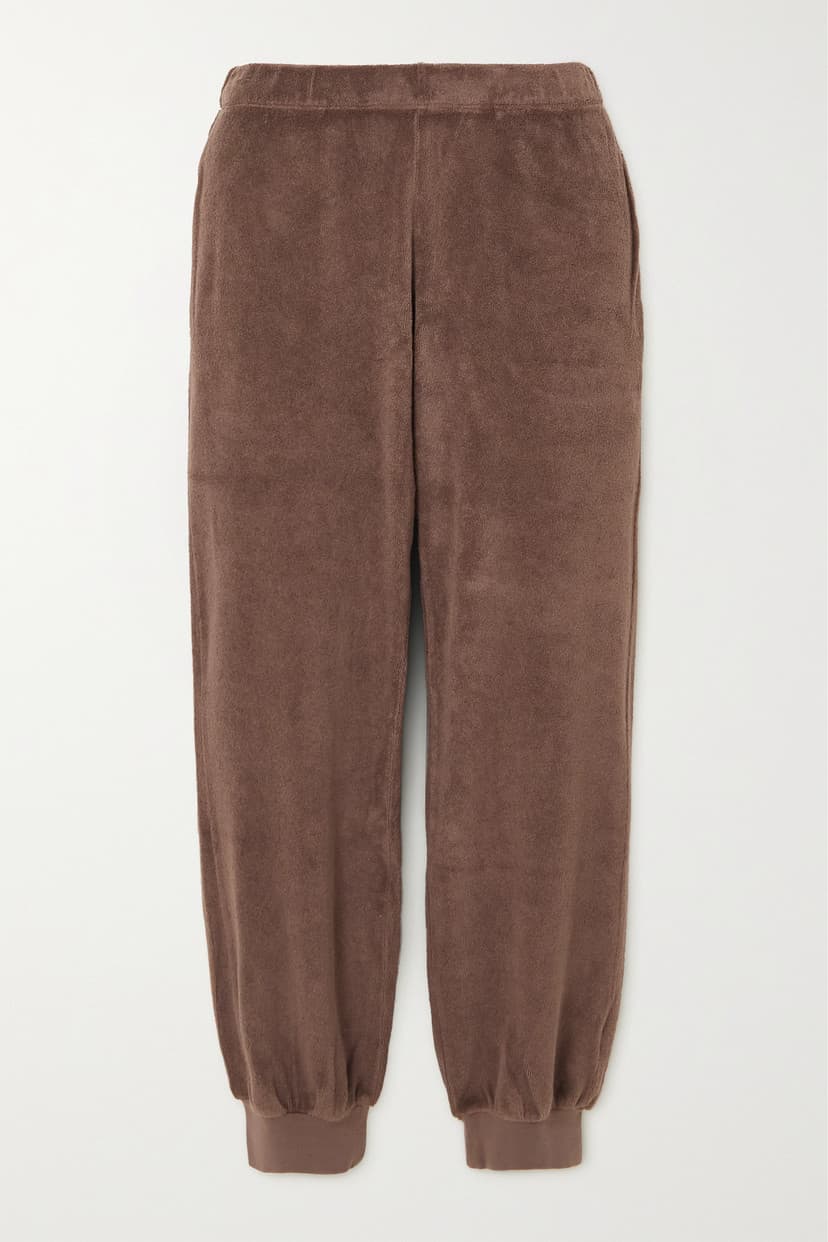 Patmos Cotton-Blend Terry Track Pants - Image 1