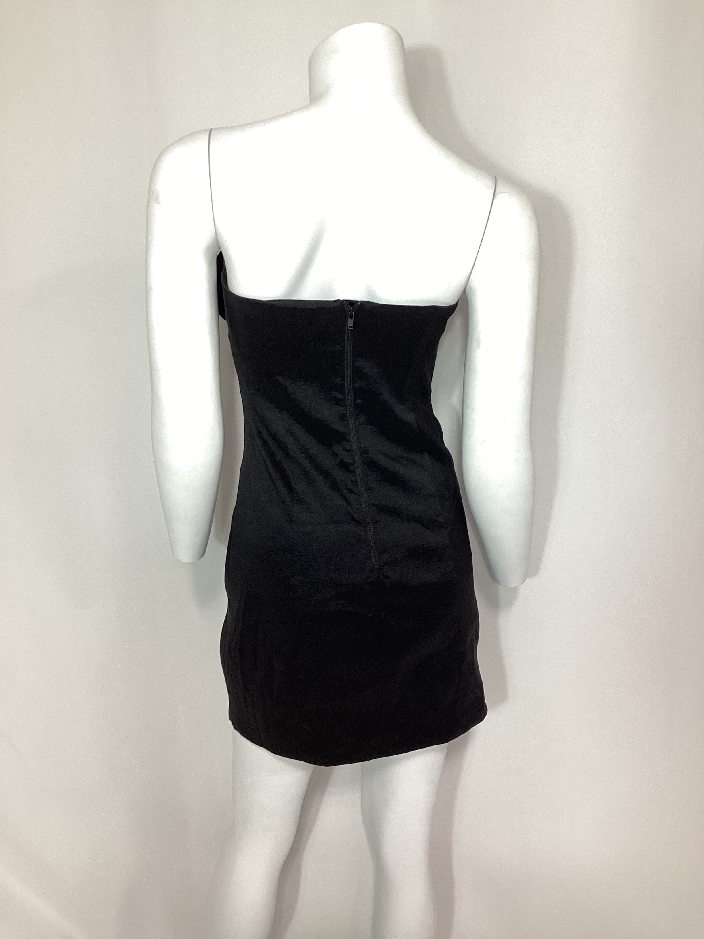 Brixton Strapless Mini Dress In Black - Image 3