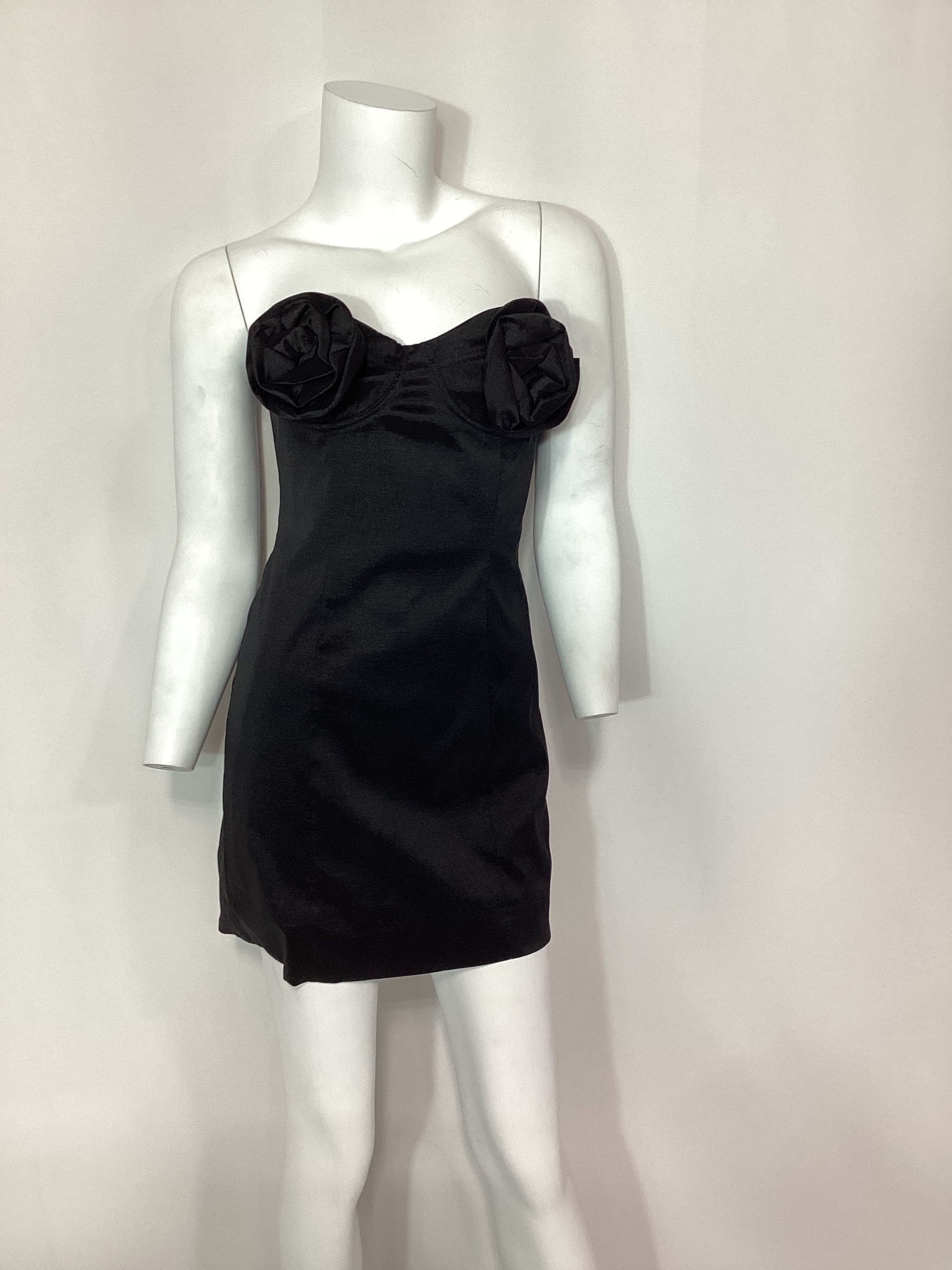 Brixton Strapless Mini Dress In Black - Image 4