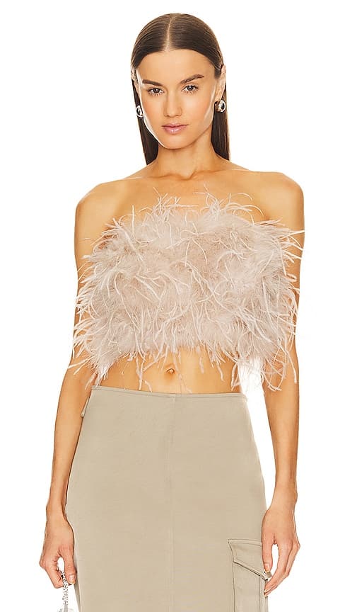 Zania Top In Doeskin - Image 1