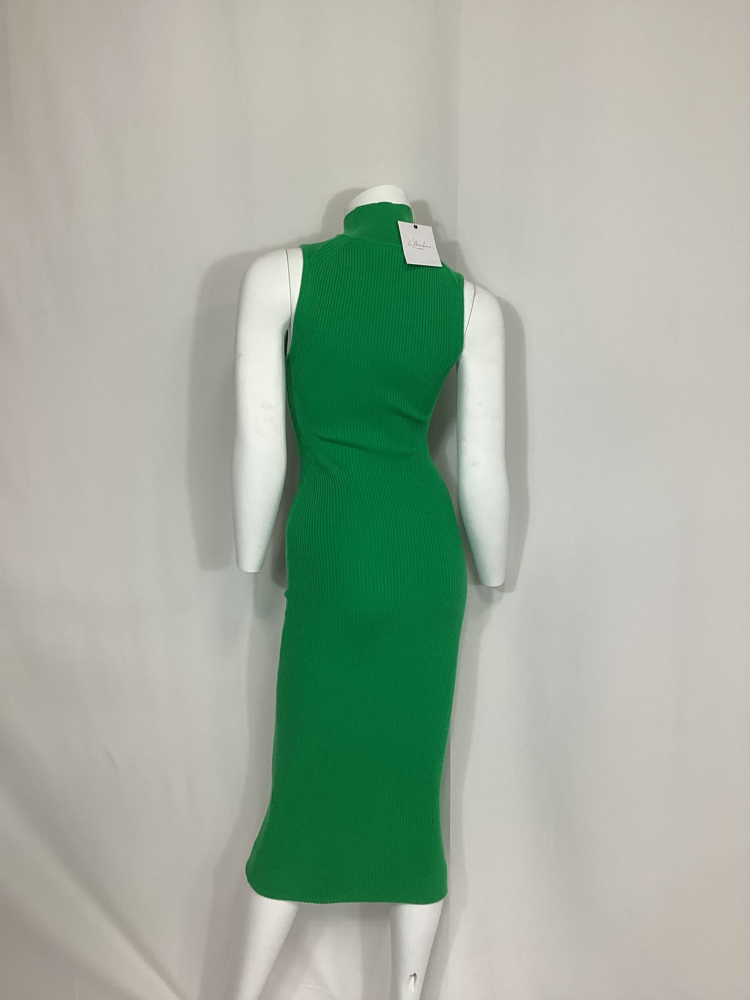 Eiji Sleeveless Knit Midi Dress In Green - Image 2