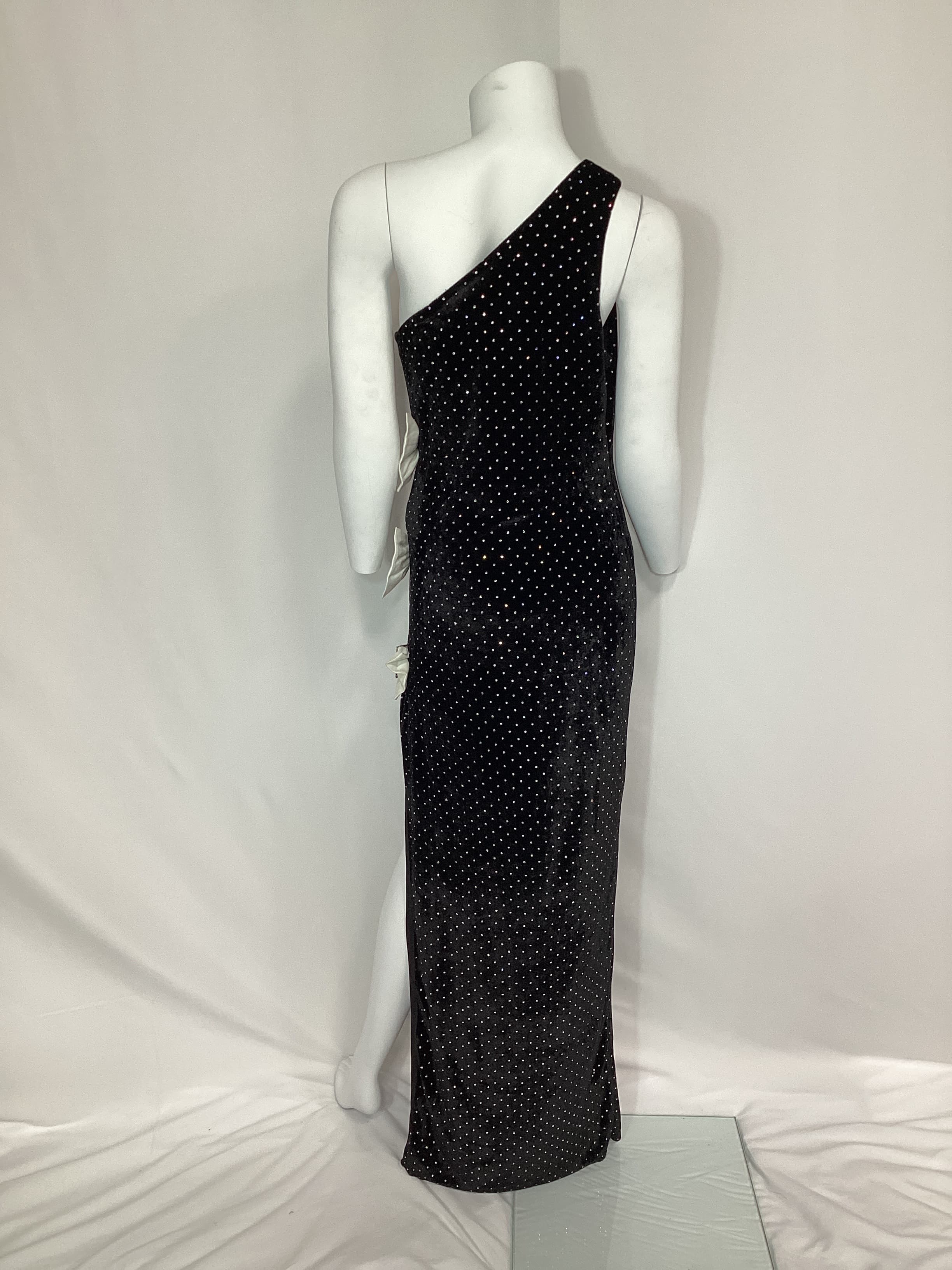 Majorelle X Bridget Julia Gown In Black & White - Image 2