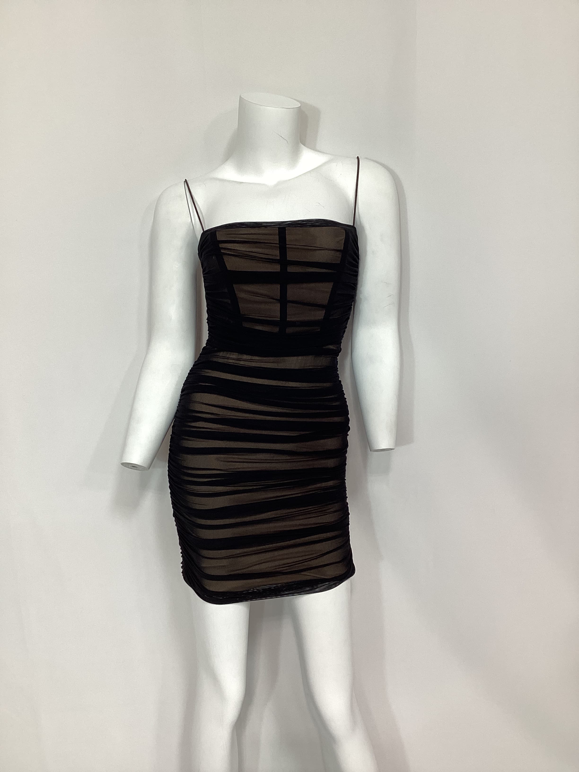 Mecca Mini Dress In Black - Image 2