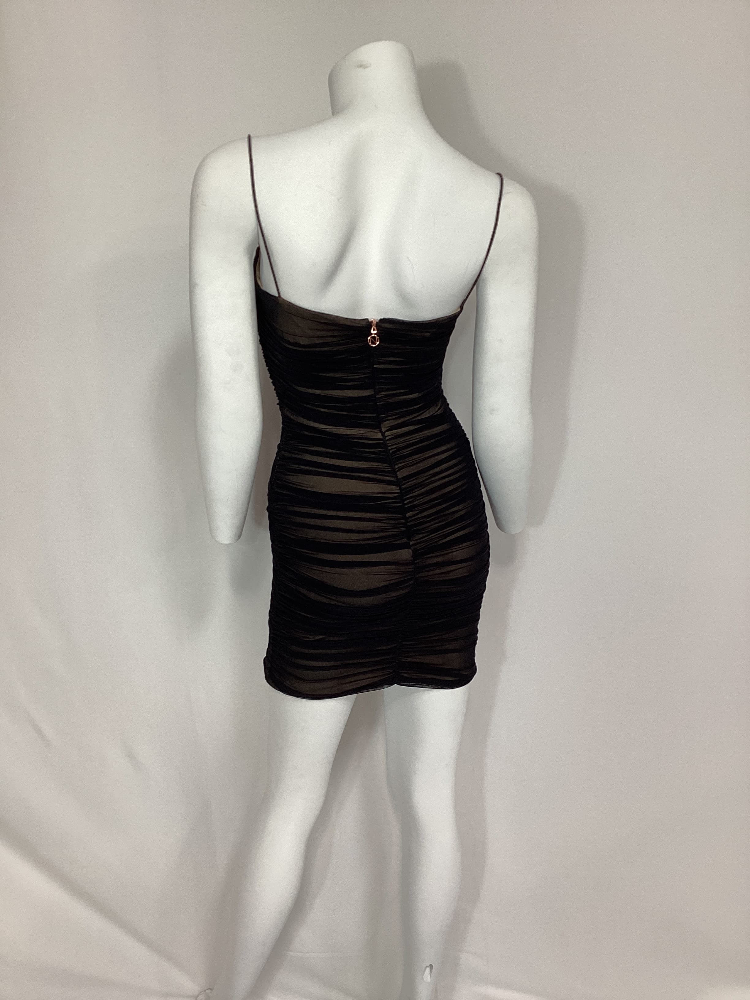 Mecca Mini Dress In Black - Image 3