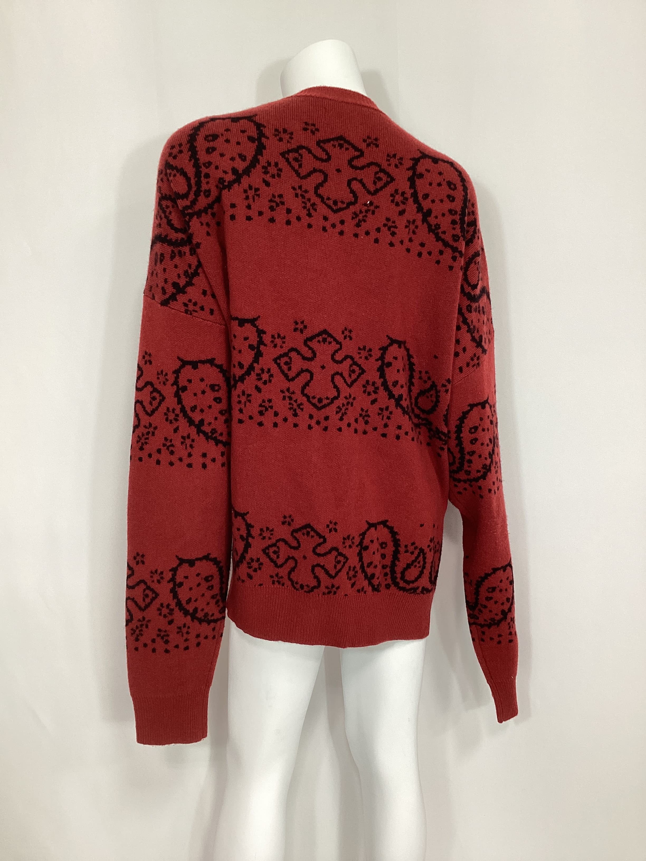 Red Bandana Cardigan - Image 2