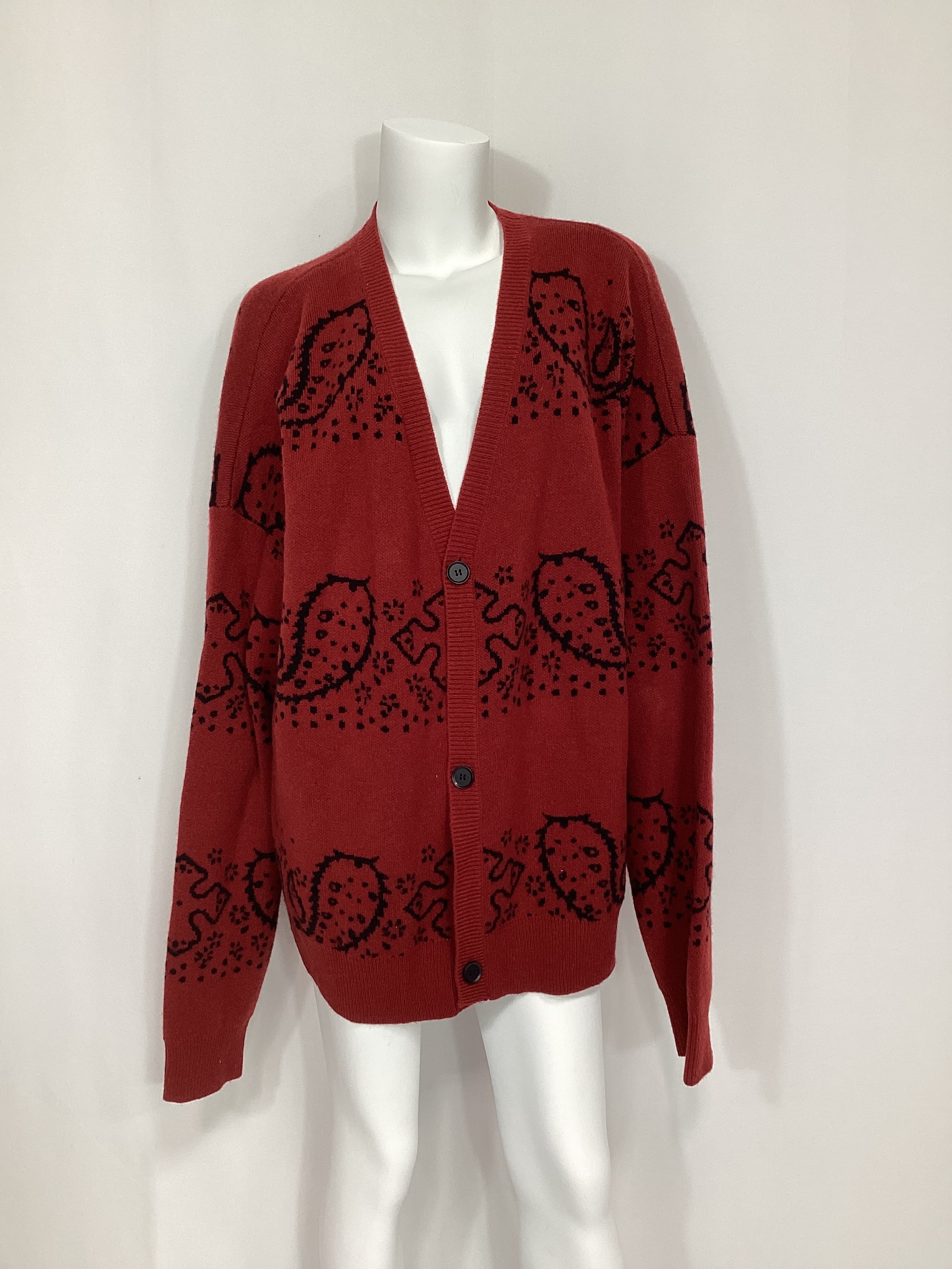 Red Bandana Cardigan - Image 4