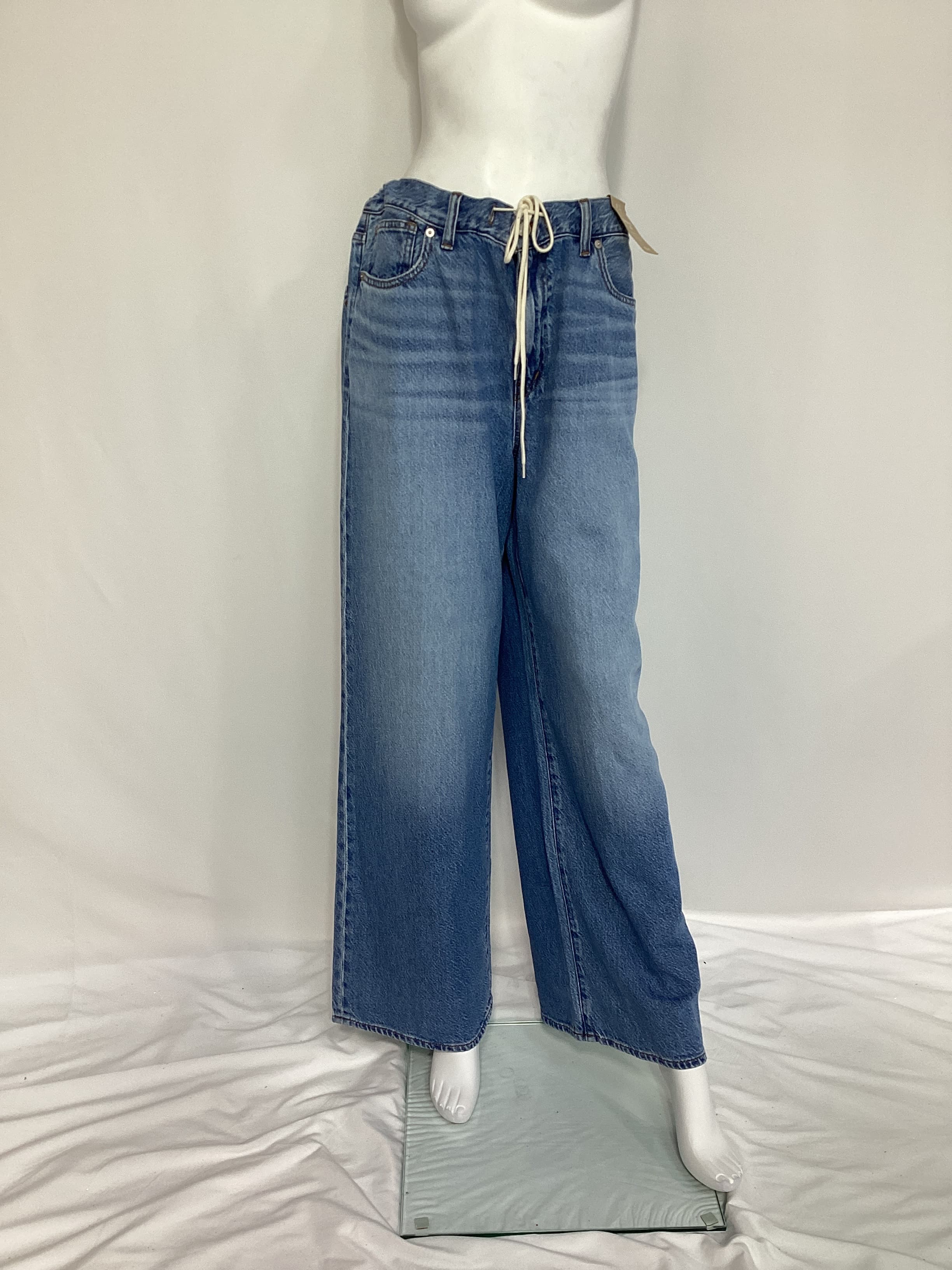 Superwide-Leg Jeans In Hambley Wash: Drawstring Edition - Image 2