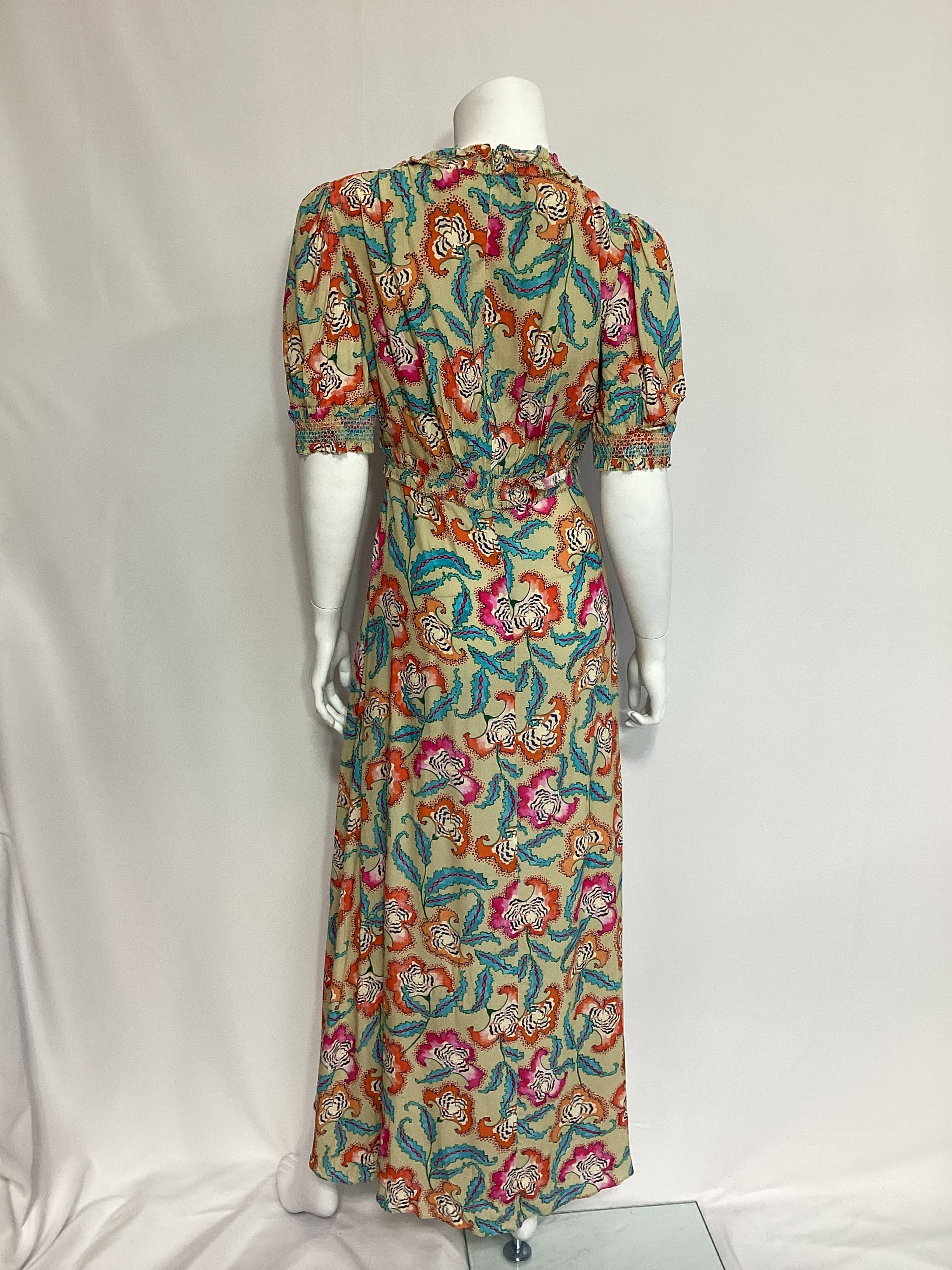 Lea Floral-Print Ecovero-Blend Crepe Maxi Dress - Image 4