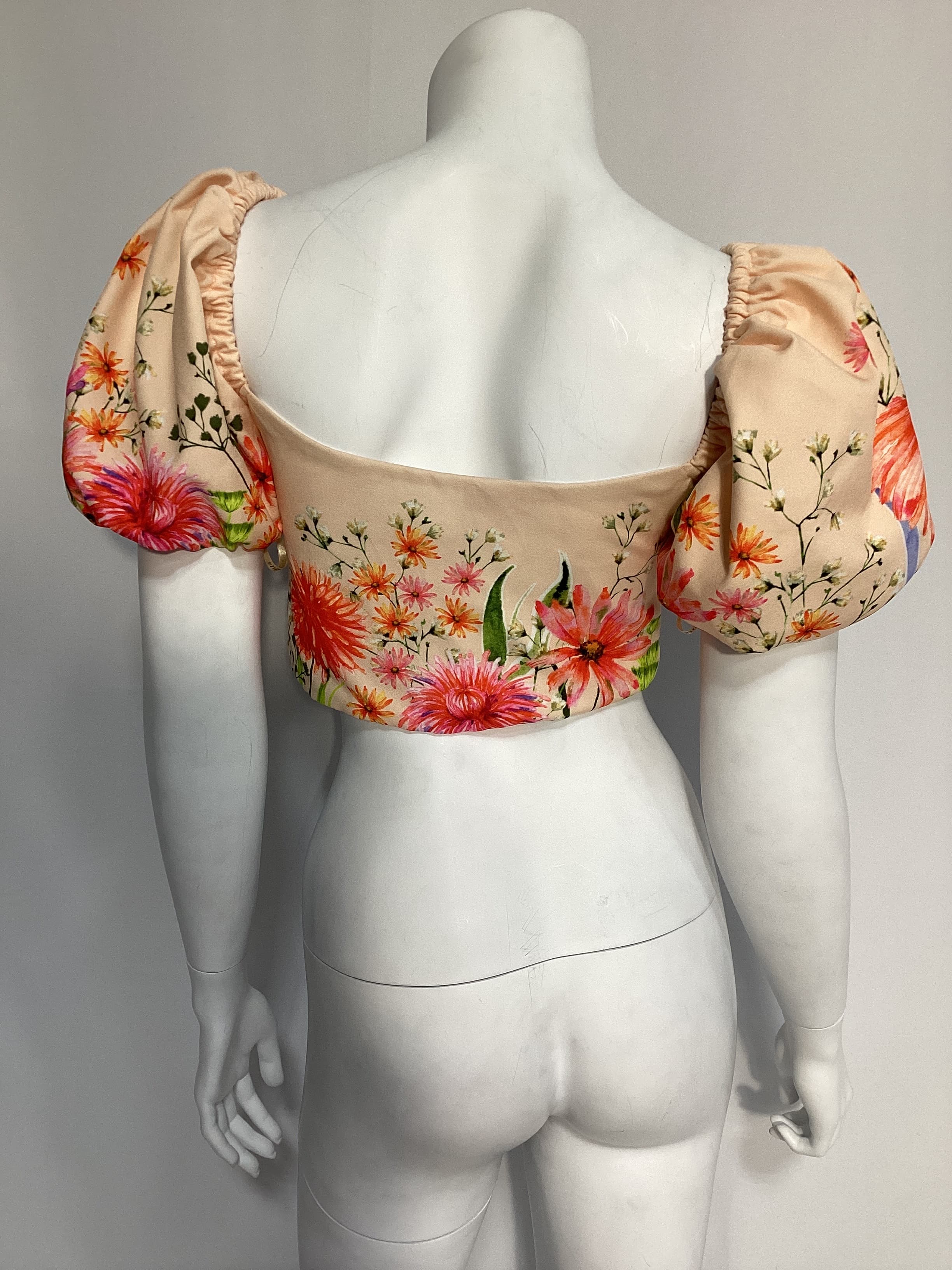 Agua Bendita X Revolve Bailee Top In Cream Prairie - Image 3