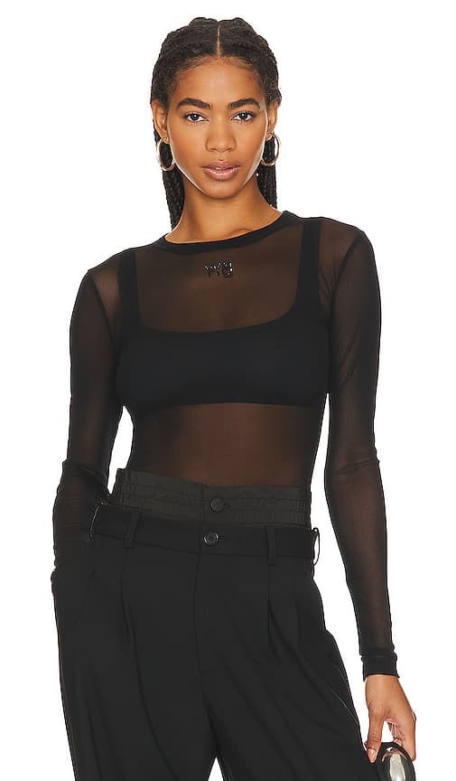 Hotfix Long Sleeve Shirt In Black - Image 1
