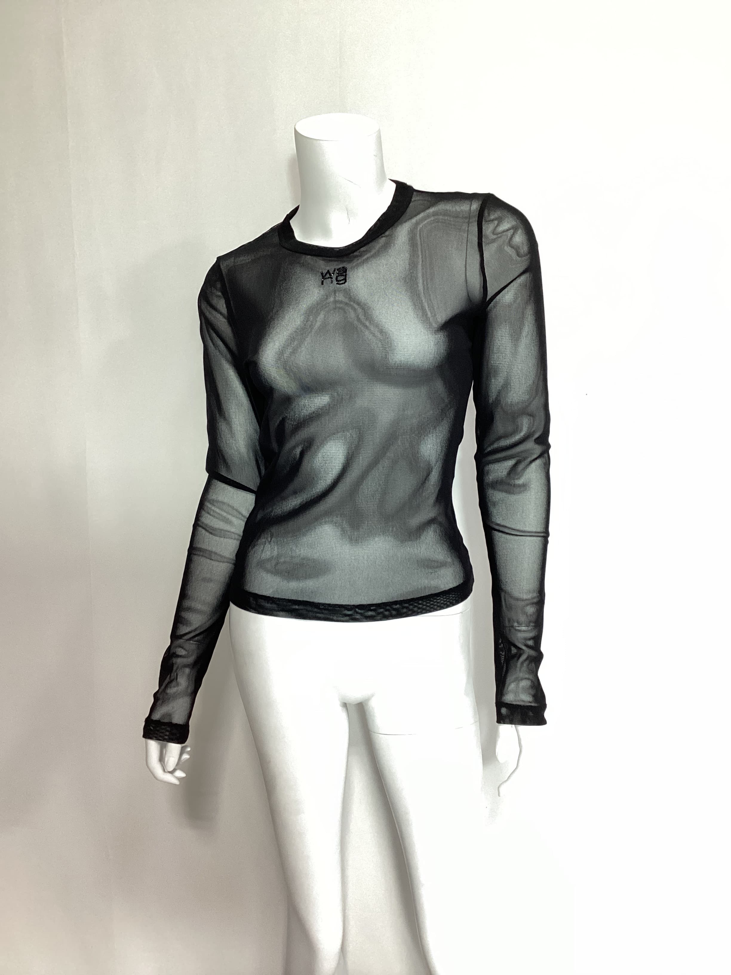Hotfix Long Sleeve Shirt In Black - Image 2
