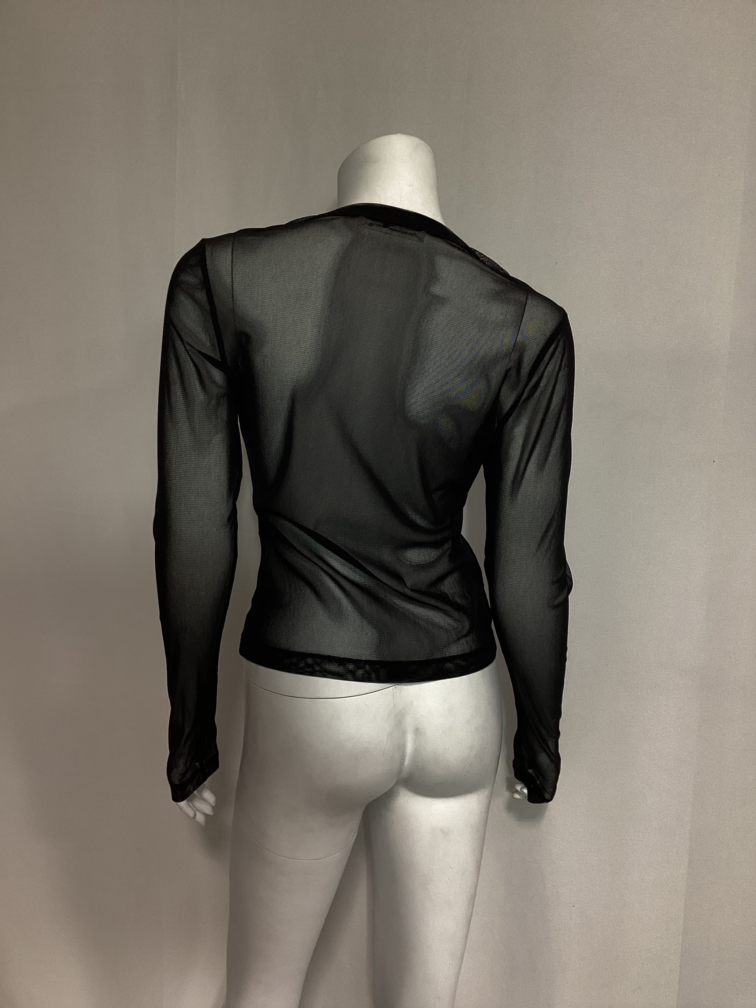 Hotfix Long Sleeve Shirt In Black - Image 3
