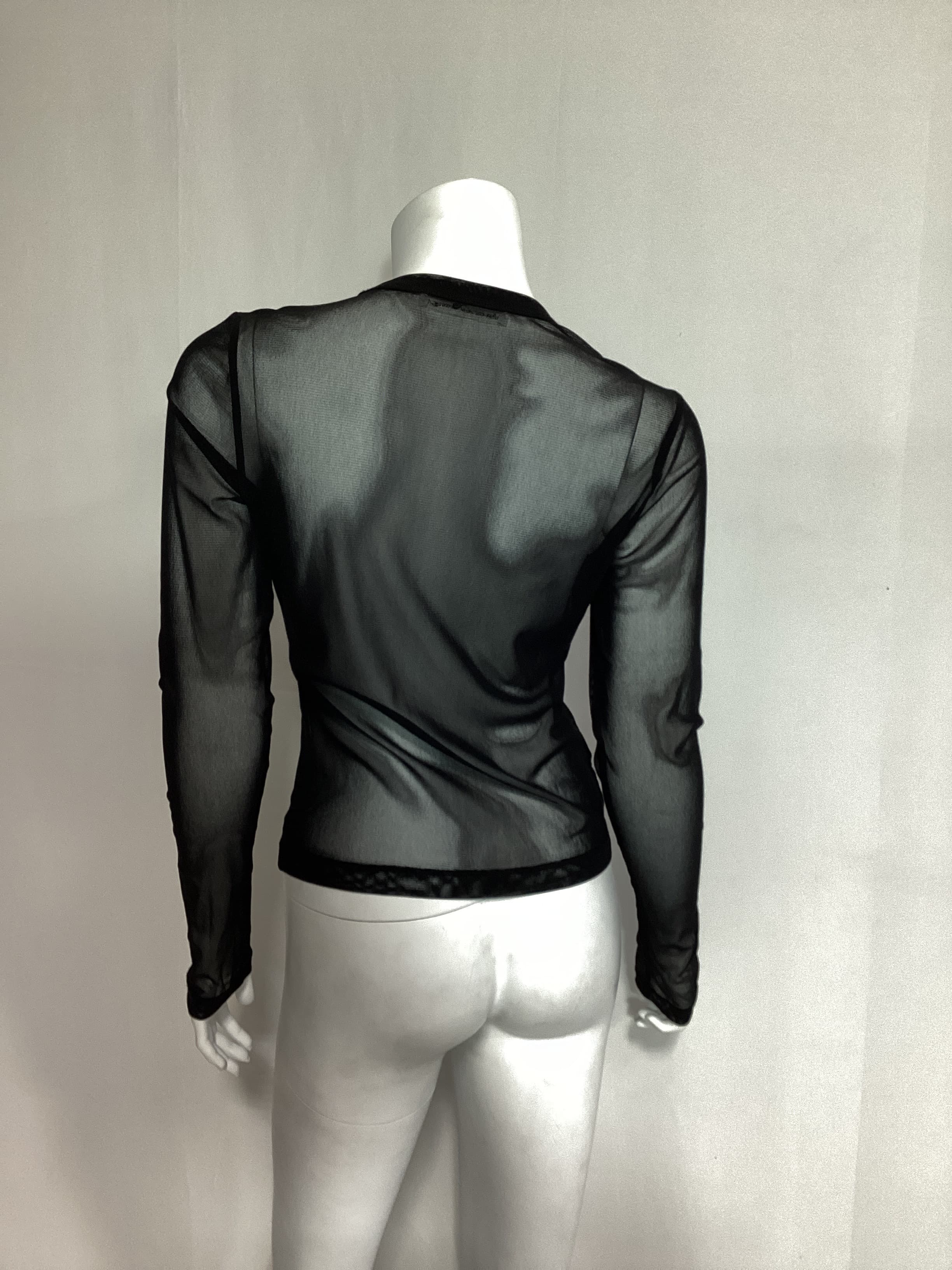 Hotfix Long Sleeve Shirt In Black - Image 3