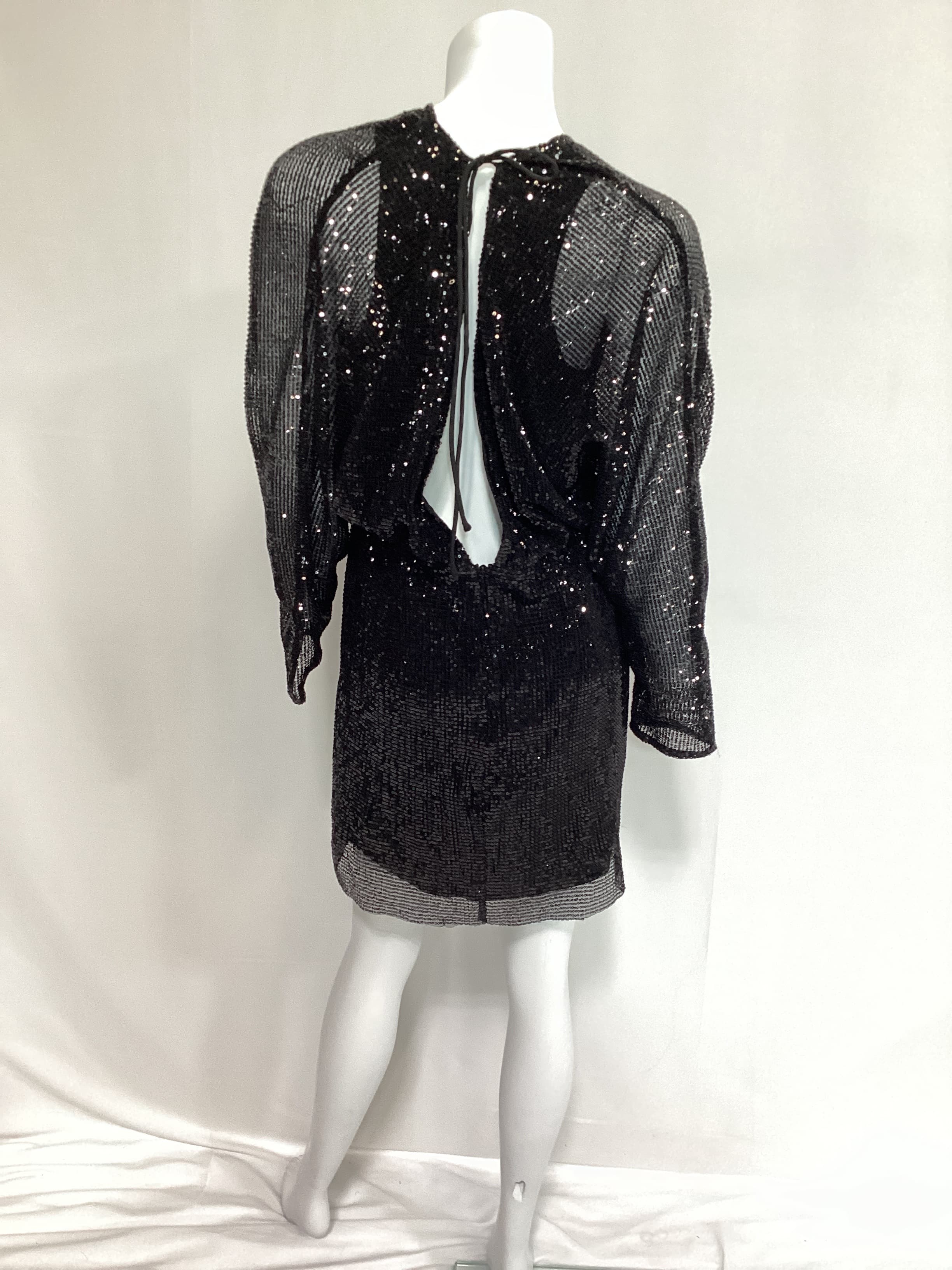 Devika Dress In Black - Image 3