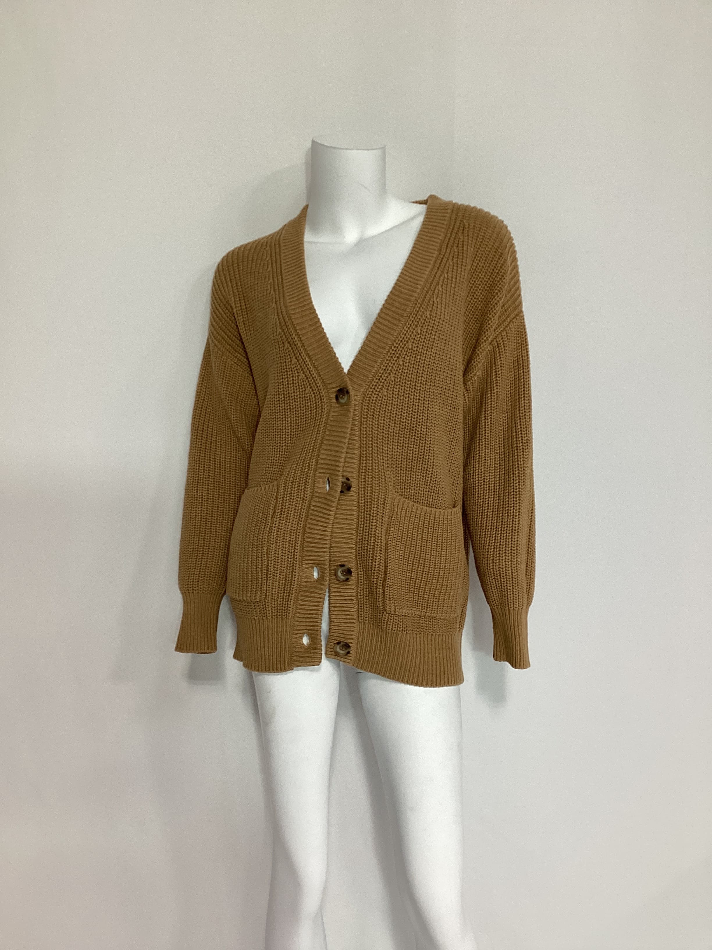 Nina Cardigan In Camel - Image 4