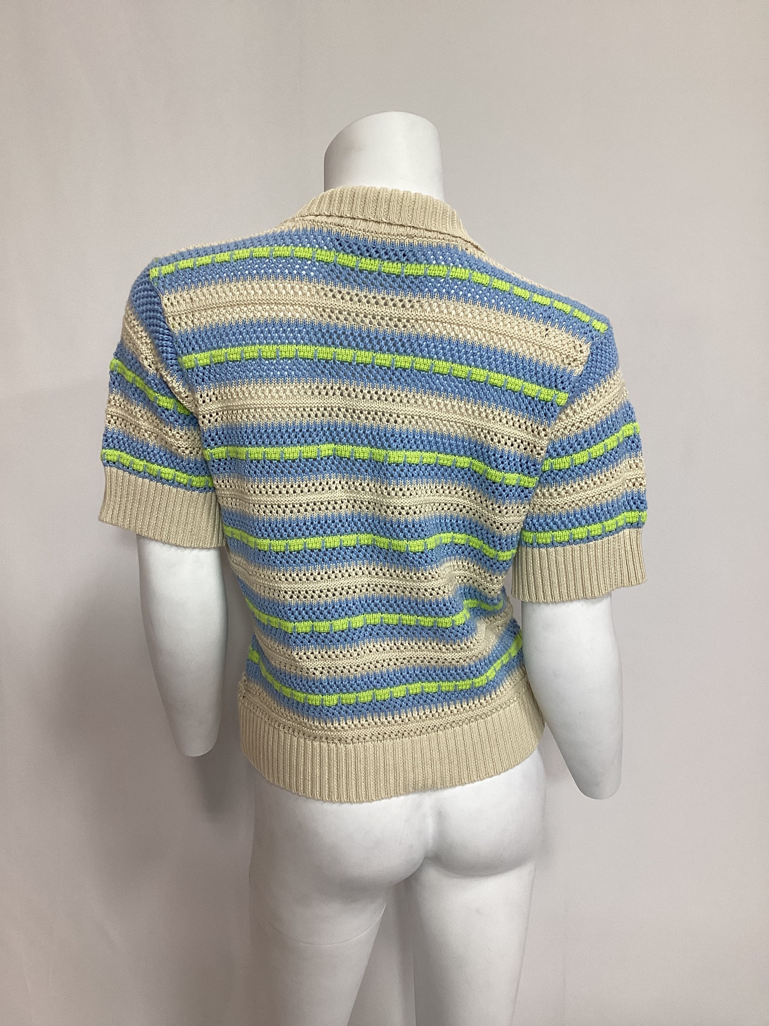 Coen Polo In Ivory Multi - Image 2