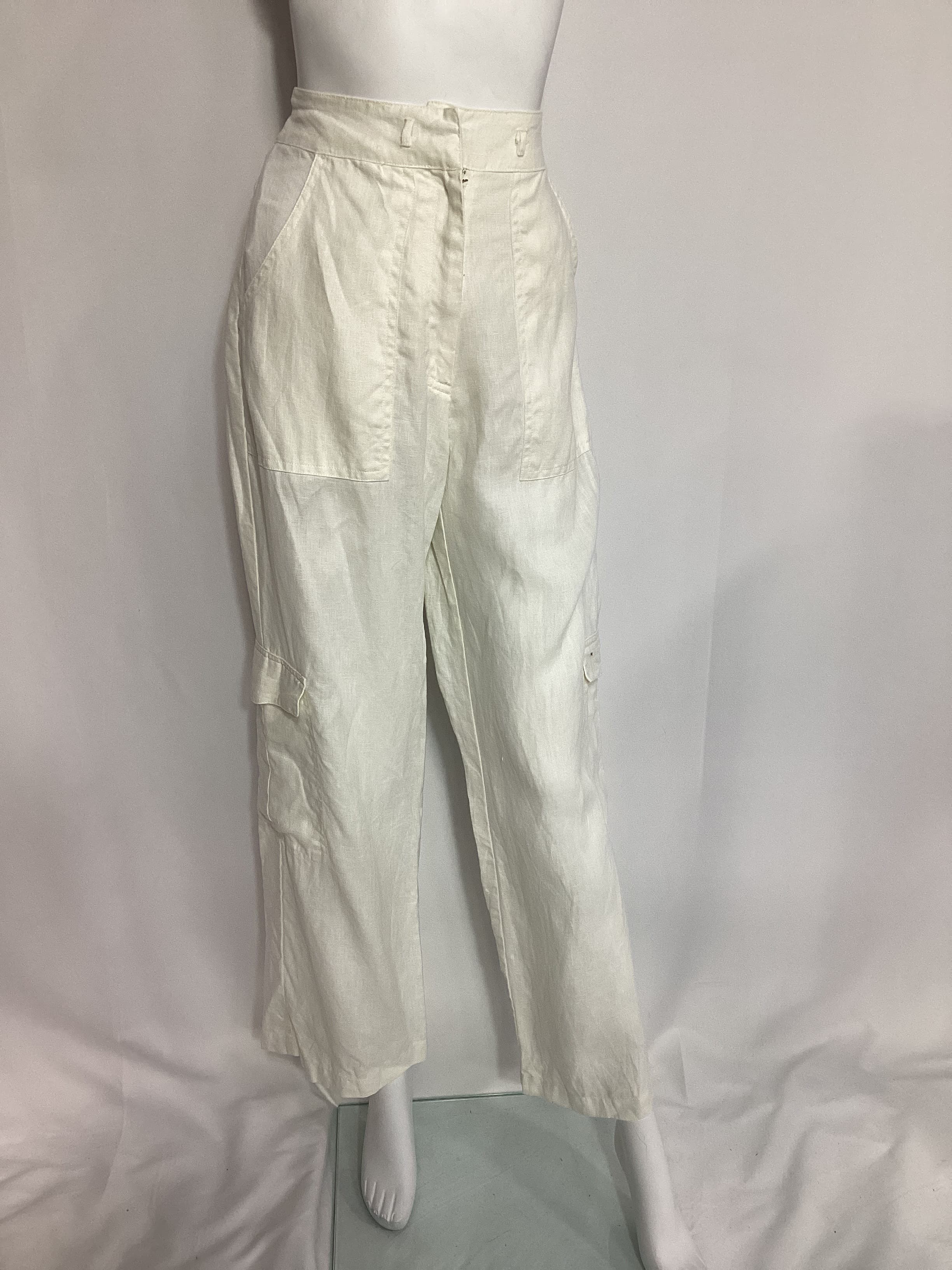 Relais Pants In Eggshell - Image 2