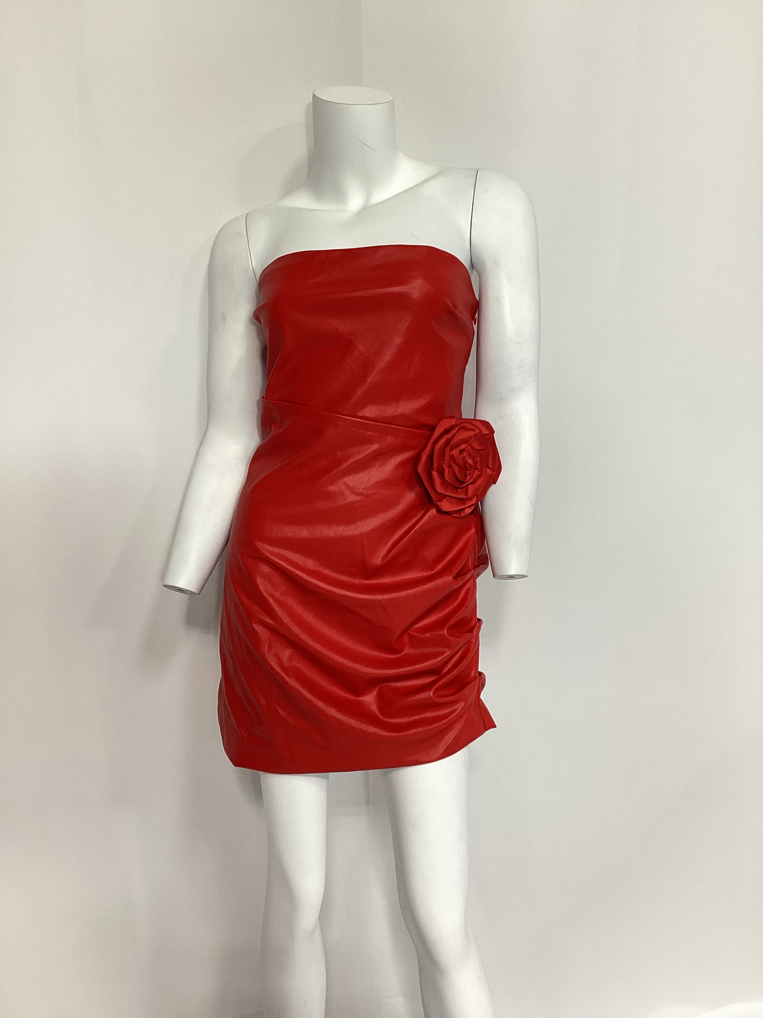 Stella Mini Dress In Red - Image 2