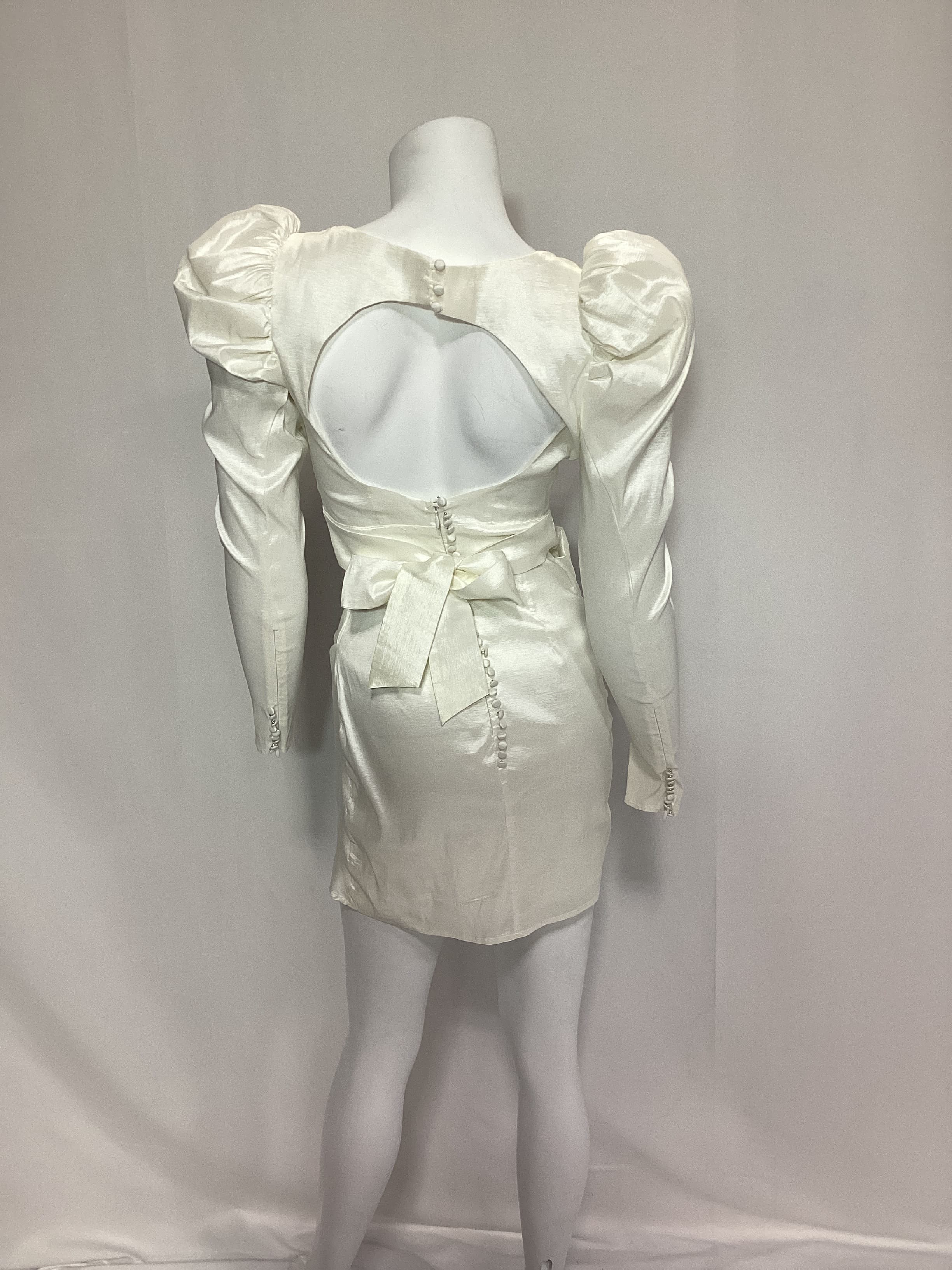 Etta Mini Dress In White - Image 2