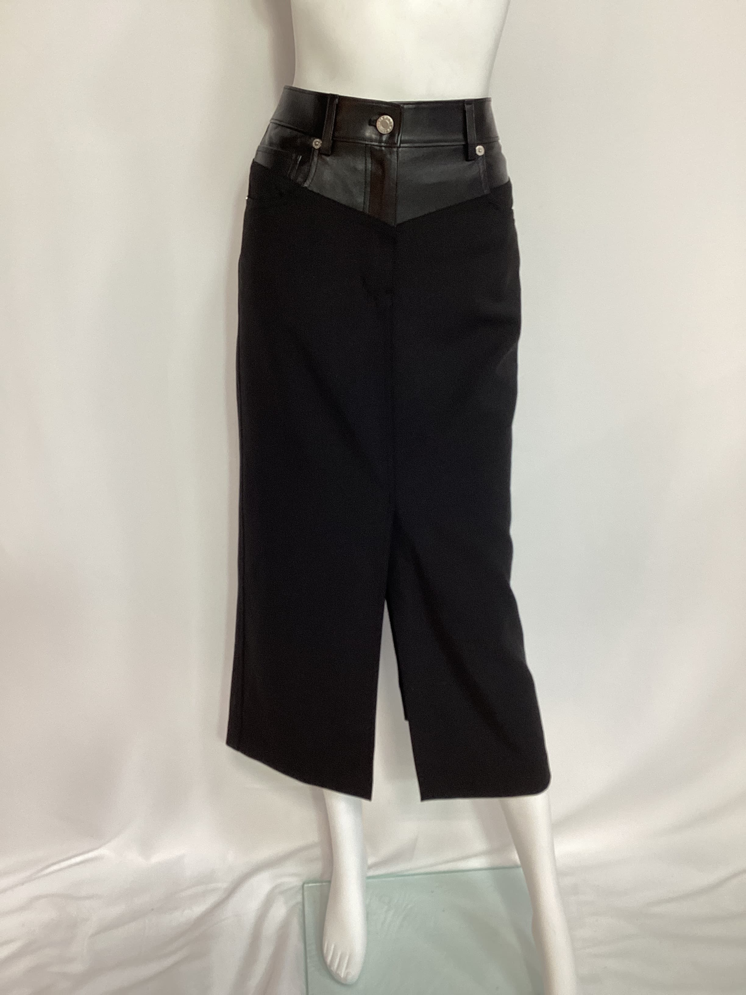 Garter Skirt In Black - Image 2