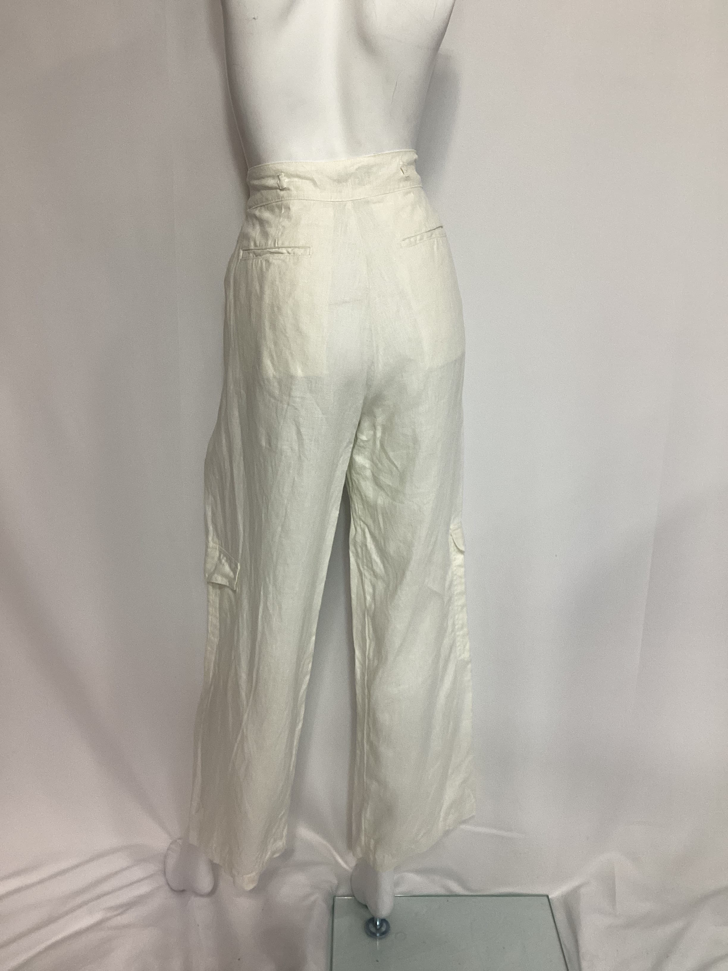 Relais Pants In Eggshell - Image 3