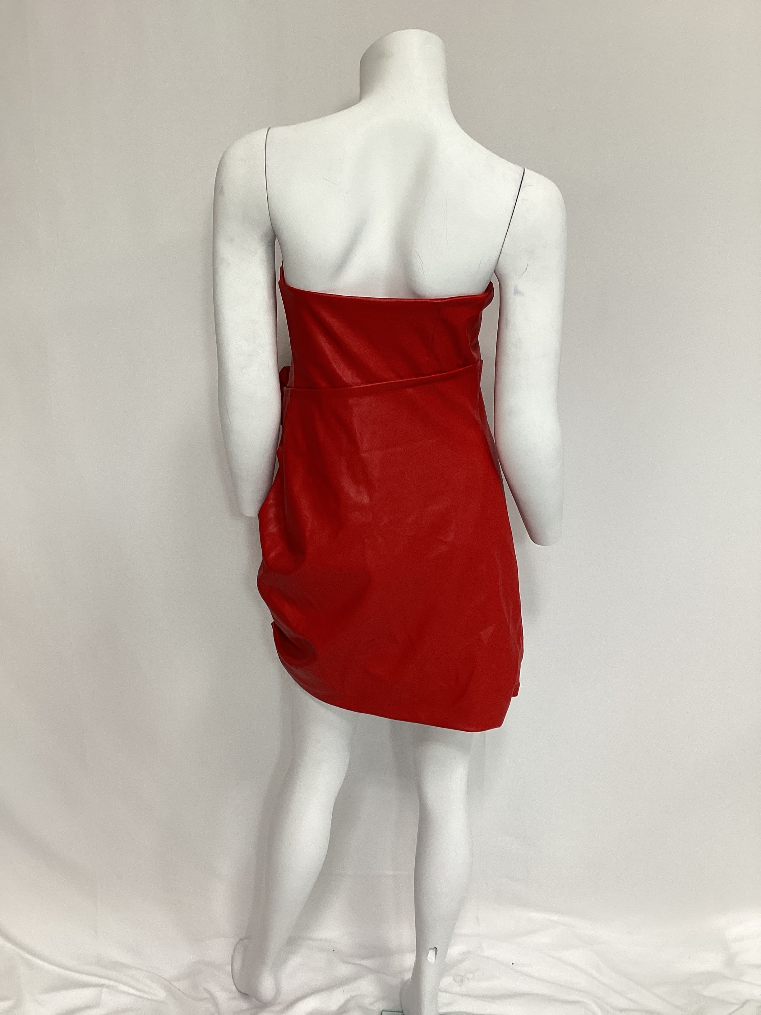Stella Mini Dress In Red - Image 3