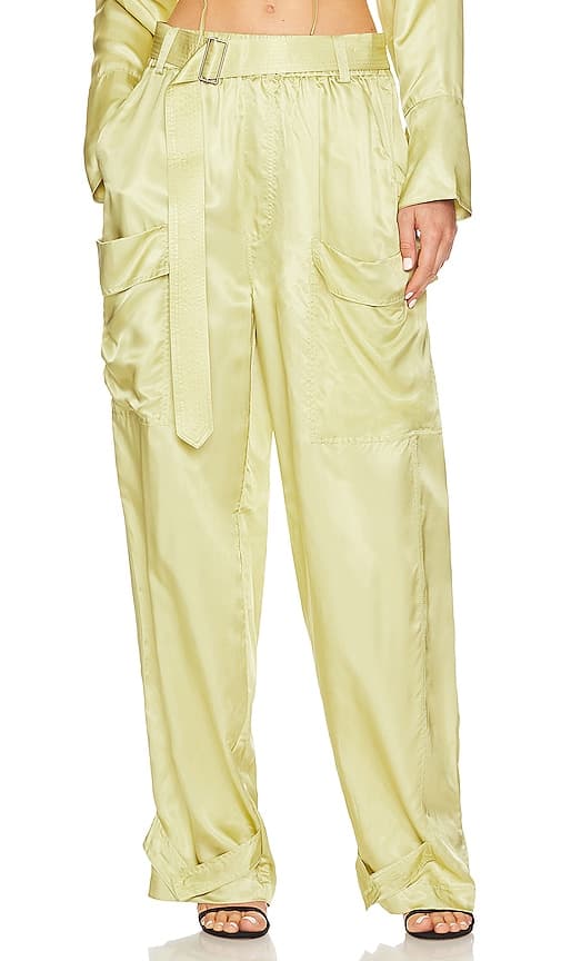 Taylor Pant In Olive Green - Image 1