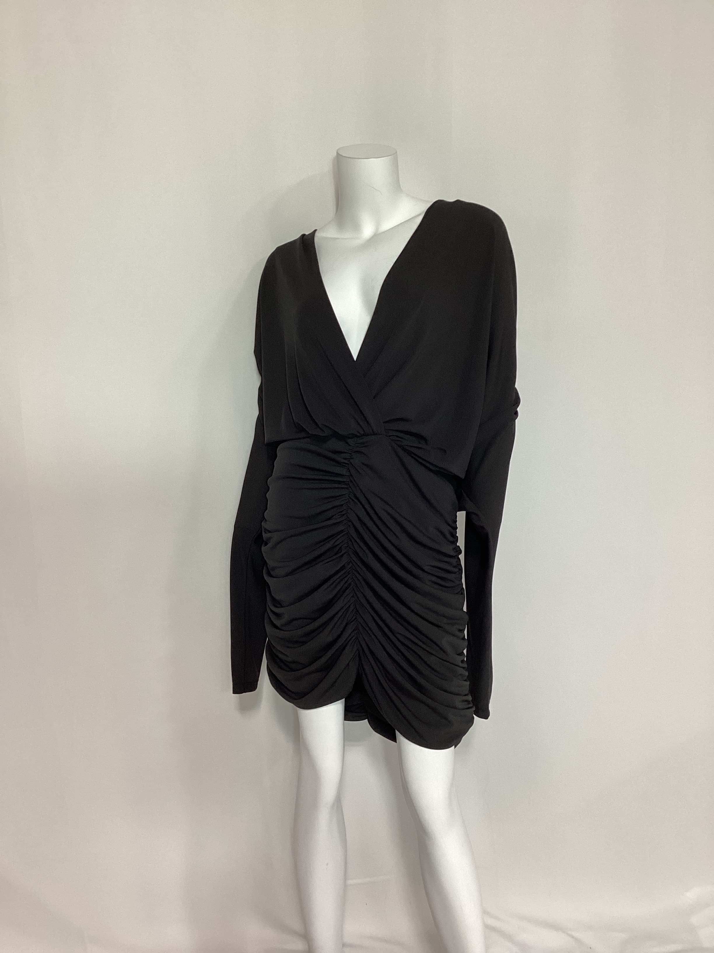 Blake Mini Dress In Black - Image 3