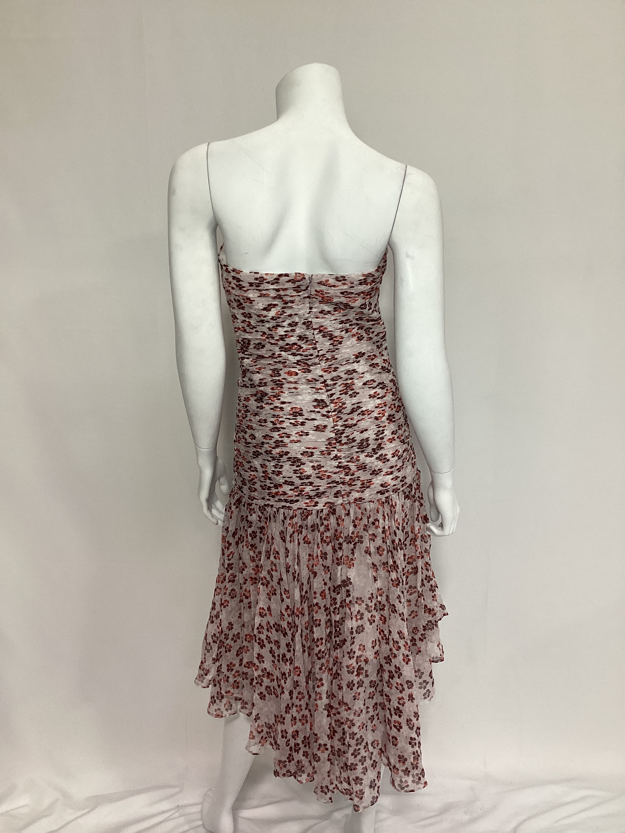 Vivienne Dress In Gray Lilac Multi - Image 2
