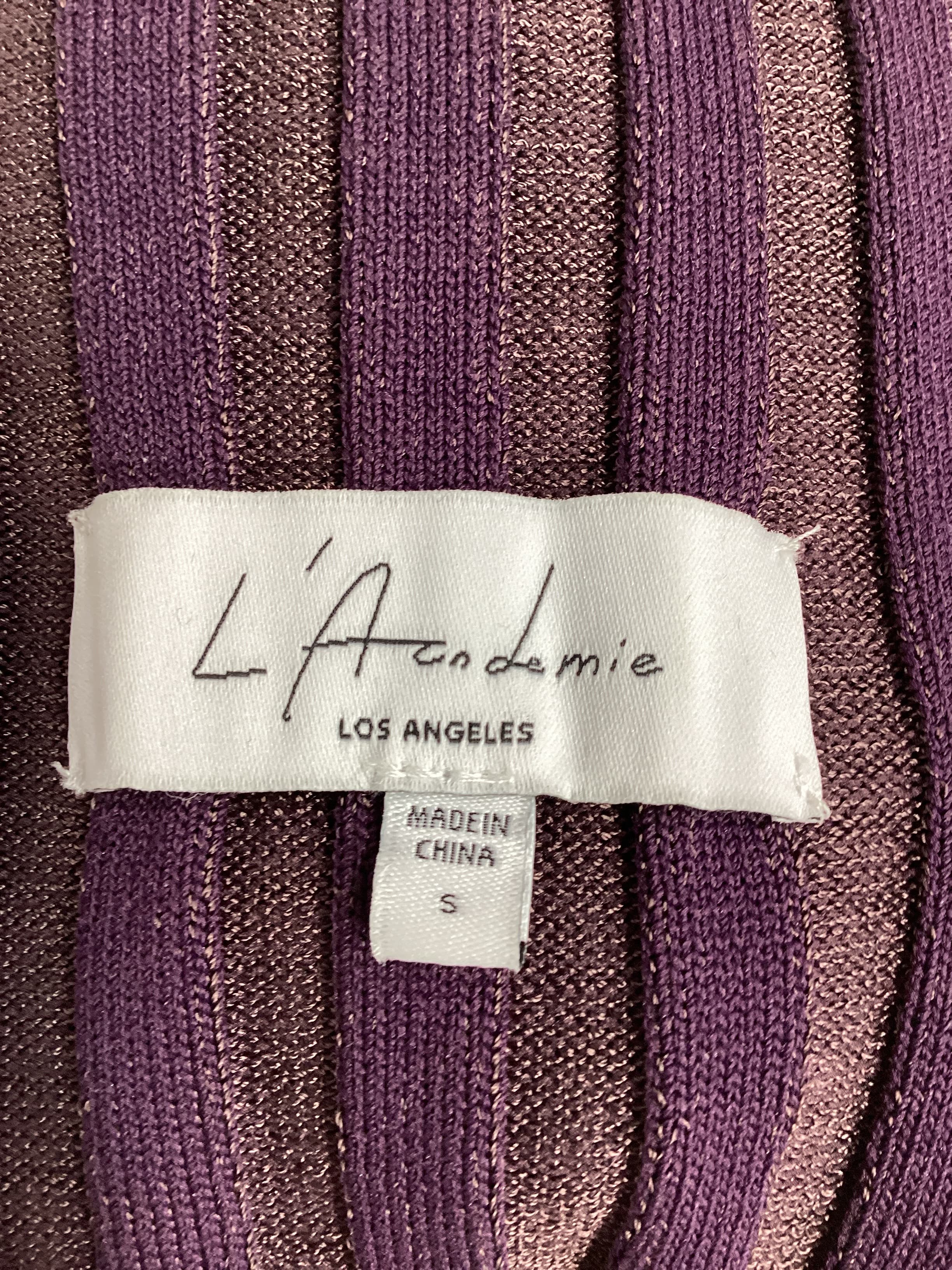 Marinel Turtleneck Knit Midi Dress In Dark Purple - Image 4
