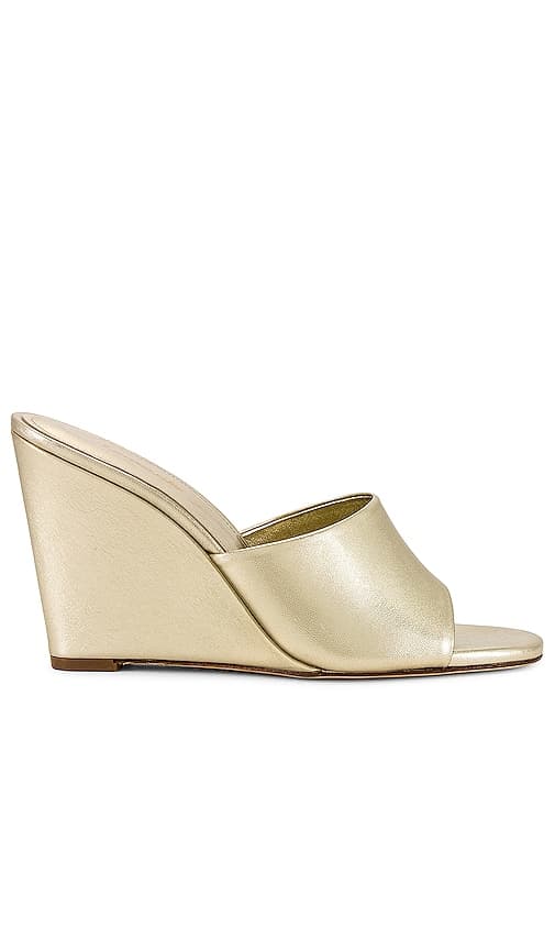 Jackie Mule In Metallic Platina - Image 1