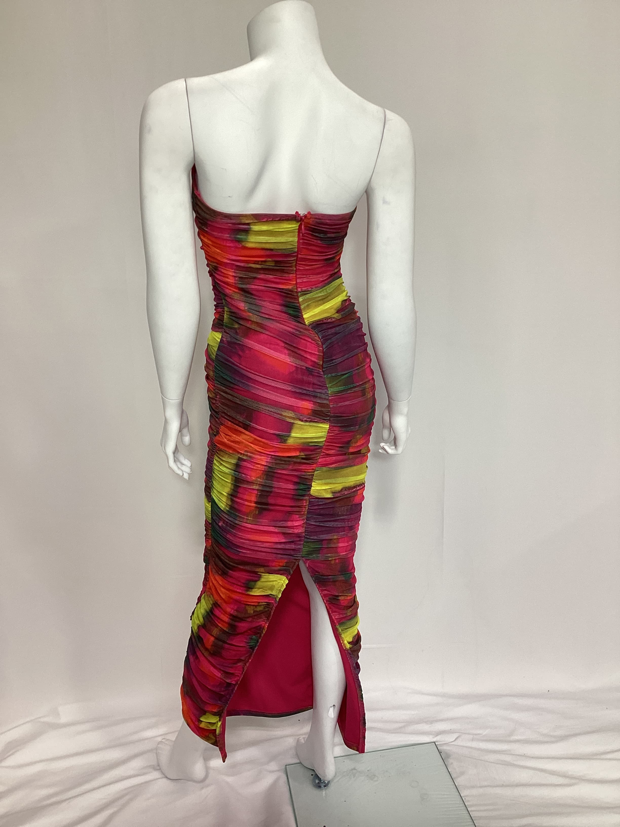 Miley Maxi Dress In Pink Multi - Image 2