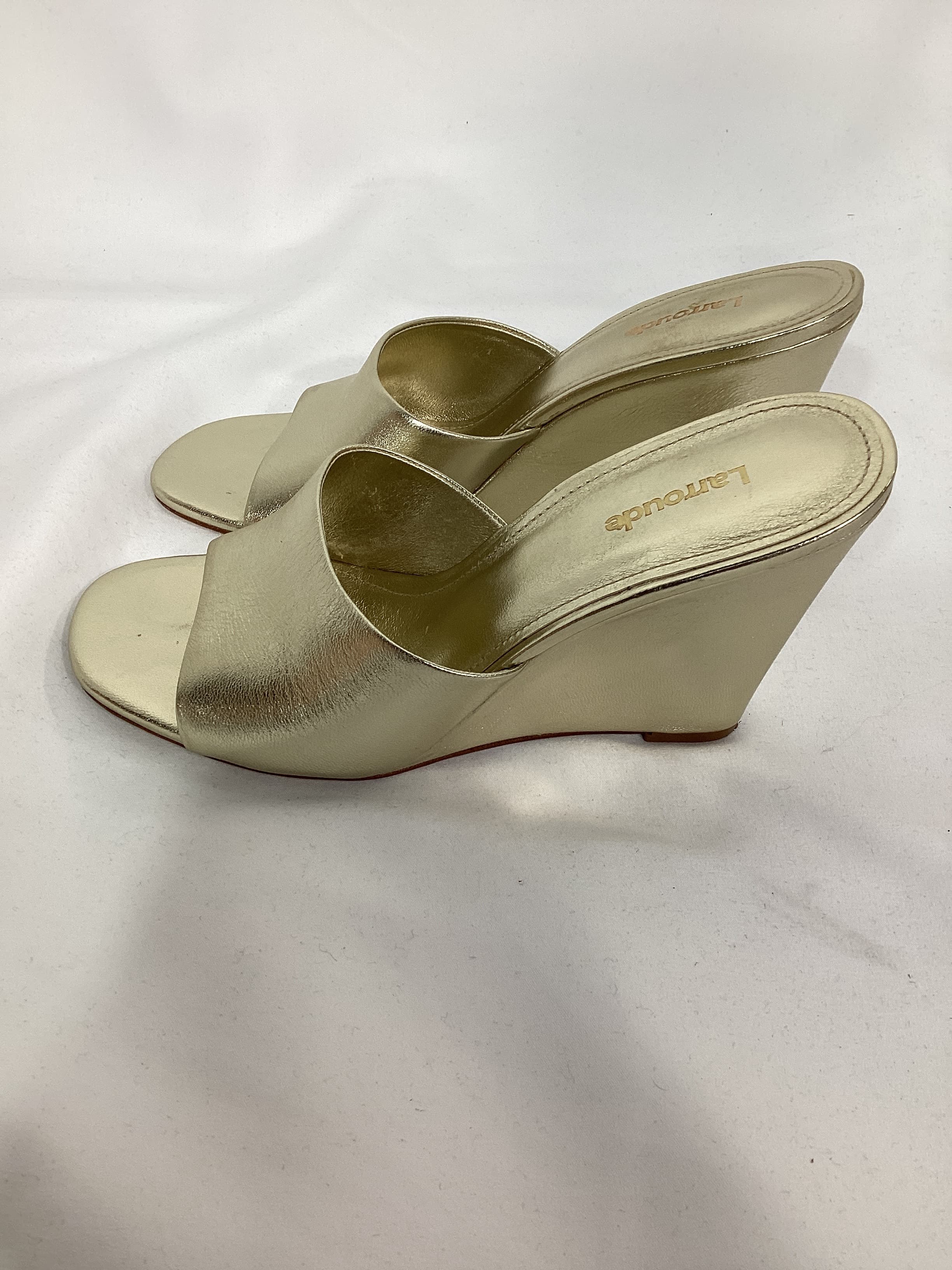 Jackie Mule In Metallic Platina - Image 2