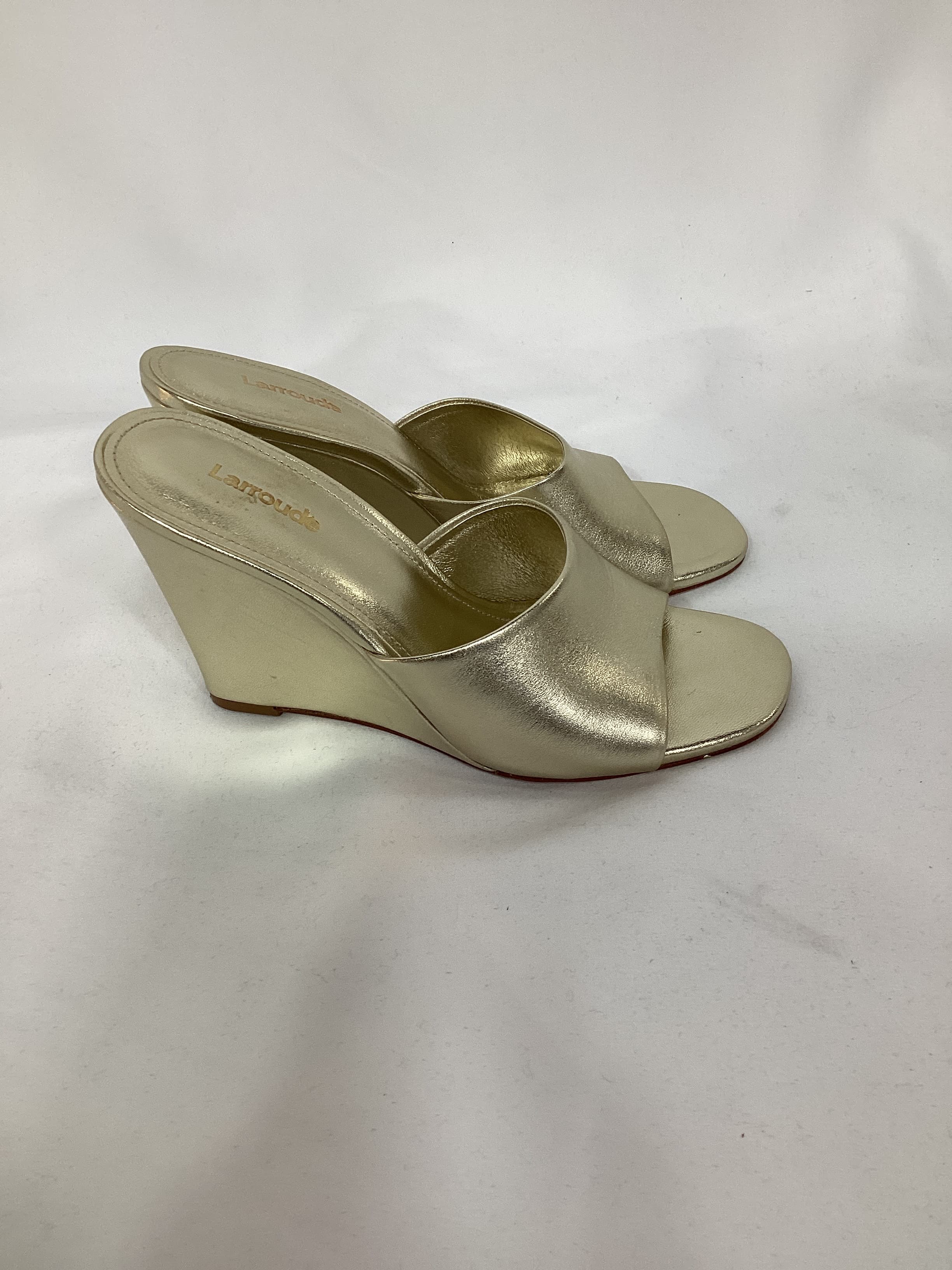 Jackie Mule In Metallic Platina - Image 3