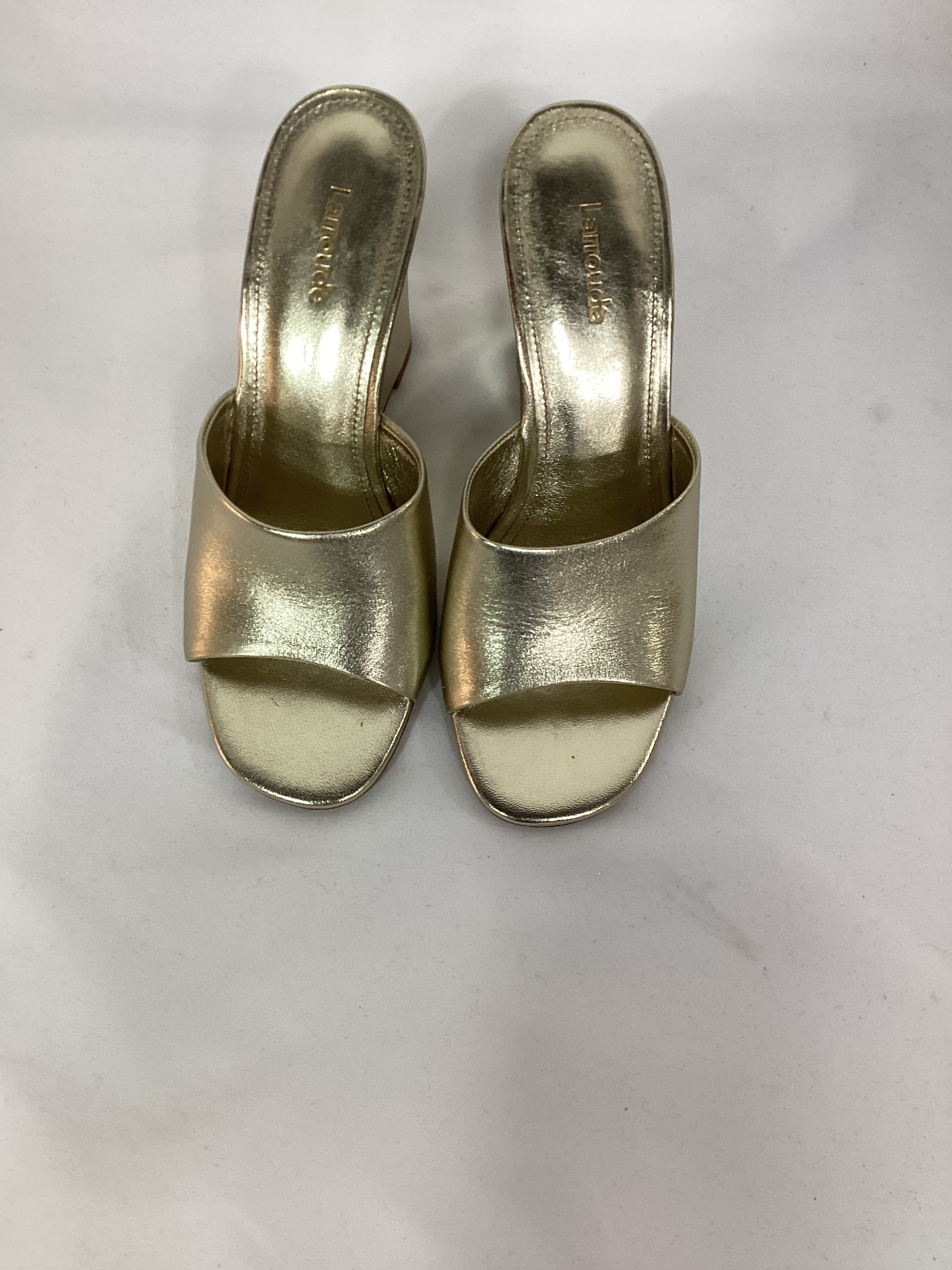 Jackie Mule In Metallic Platina - Image 4