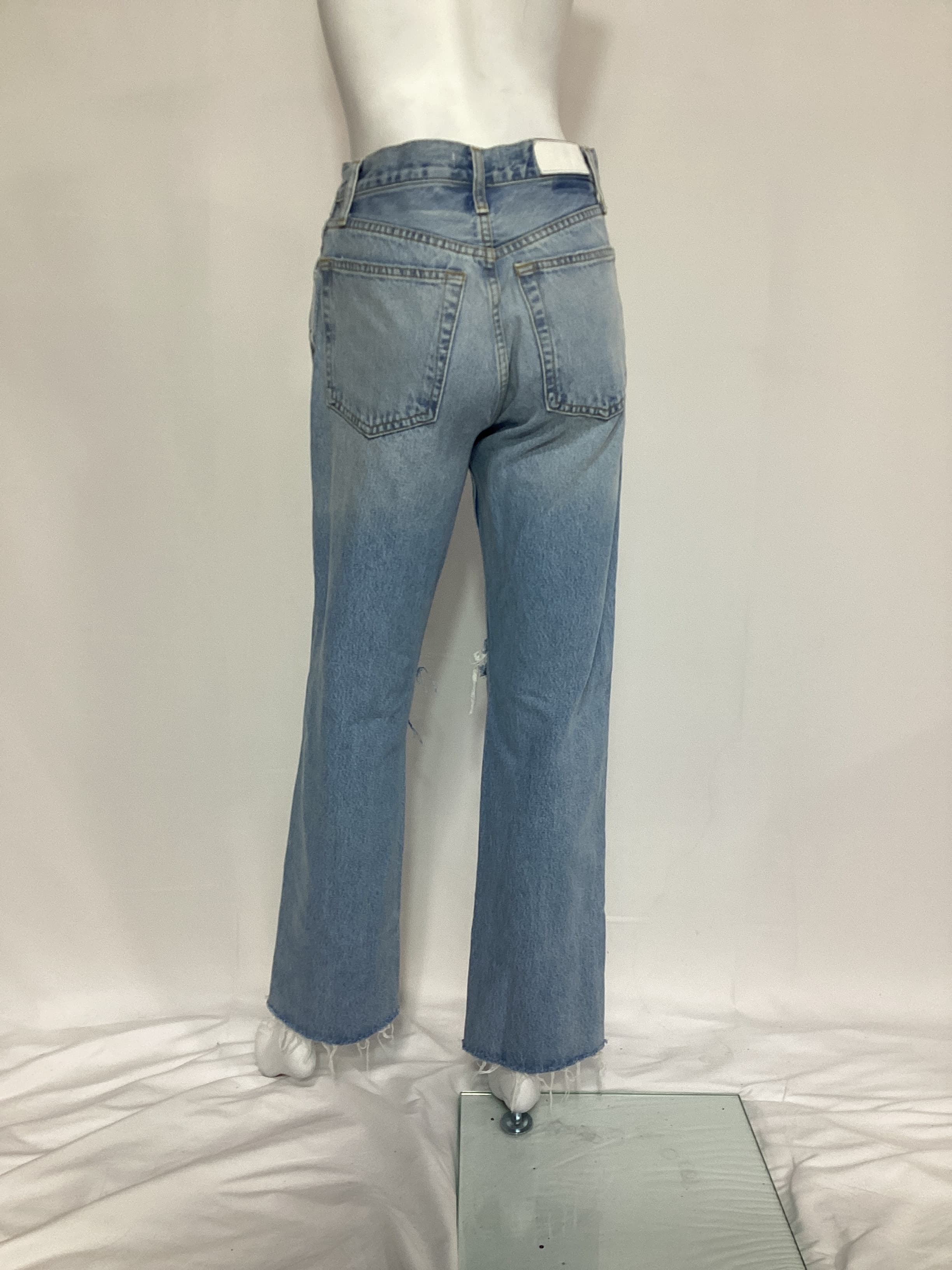 Originals 90s High Rise Loose In Breezy Indigo With Rips - Image 3