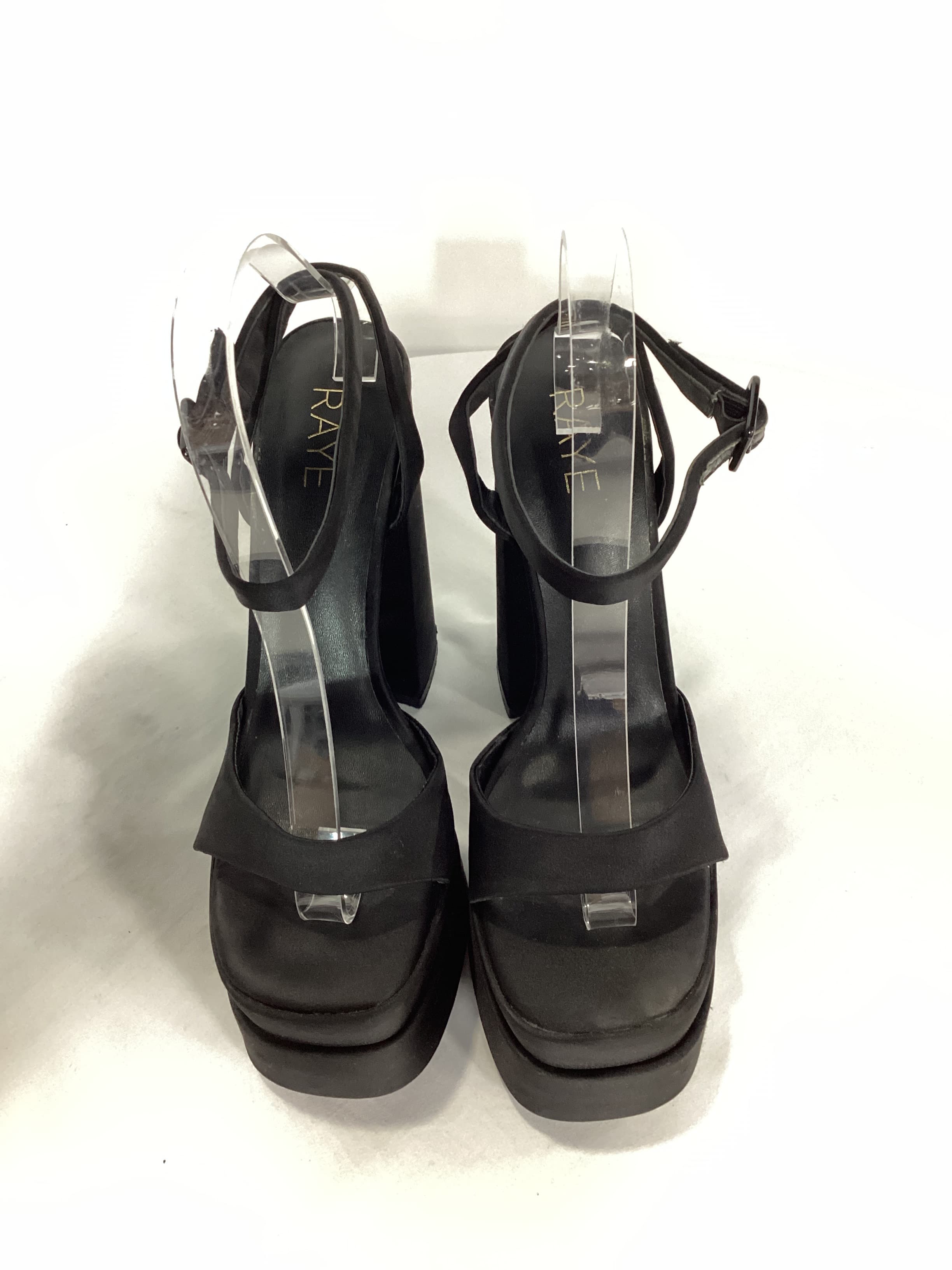 Casia Ankle Strap Platform In Black - Image 2