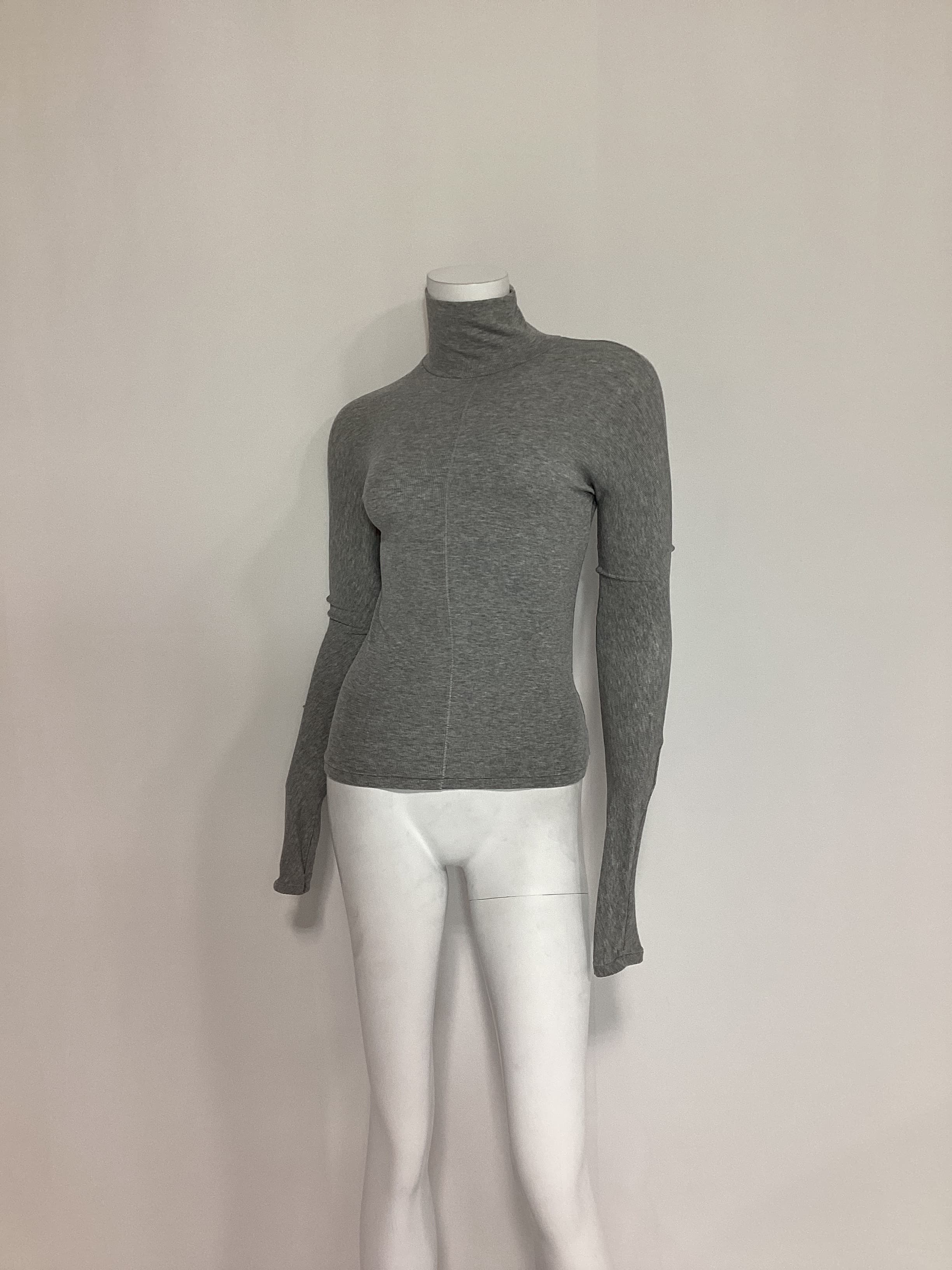 The Line By K Blixa Top In Heather Grey - Image 2