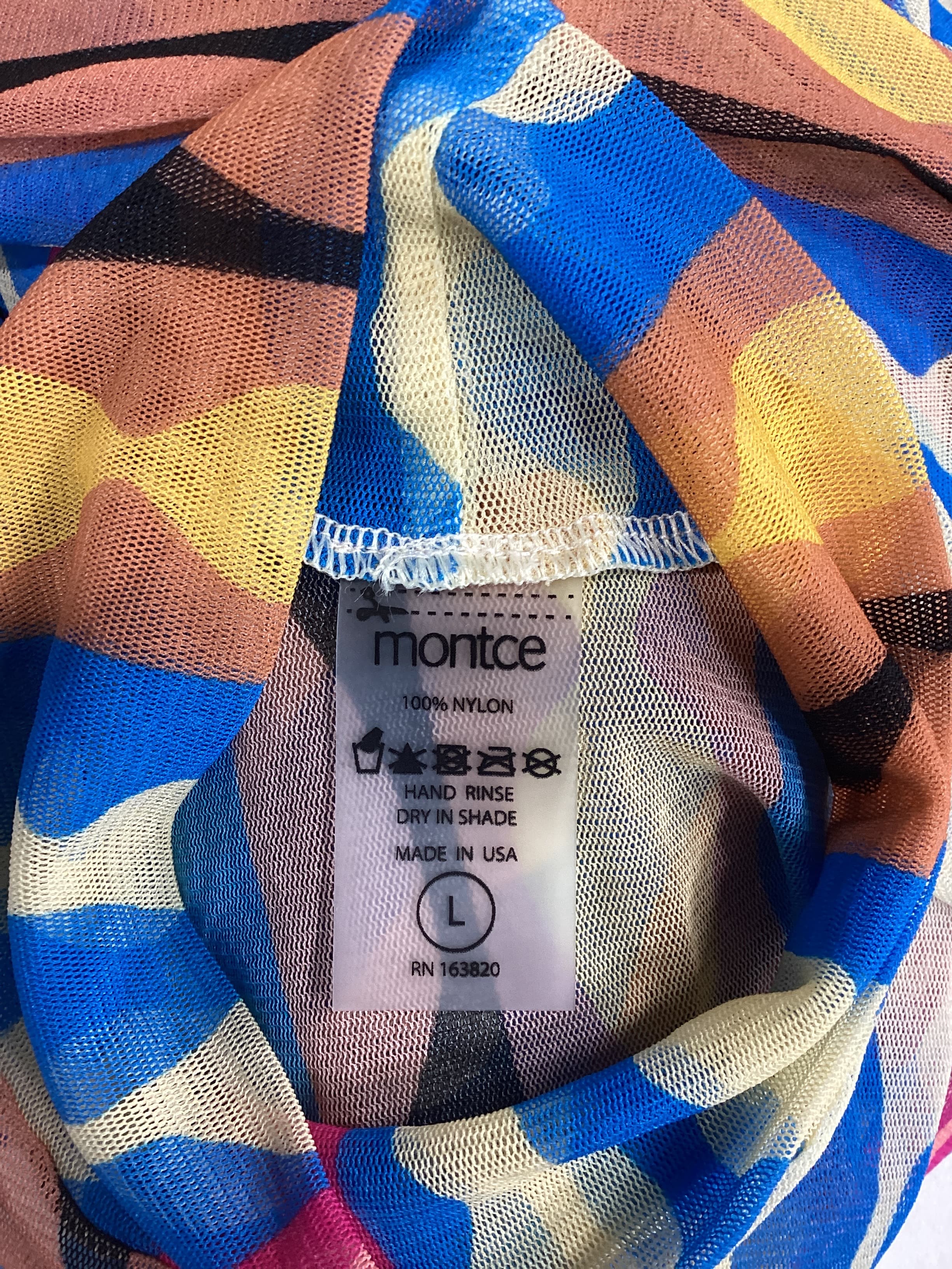 Solidad Maxi Turtleneck Dress In Abstract - Image 4