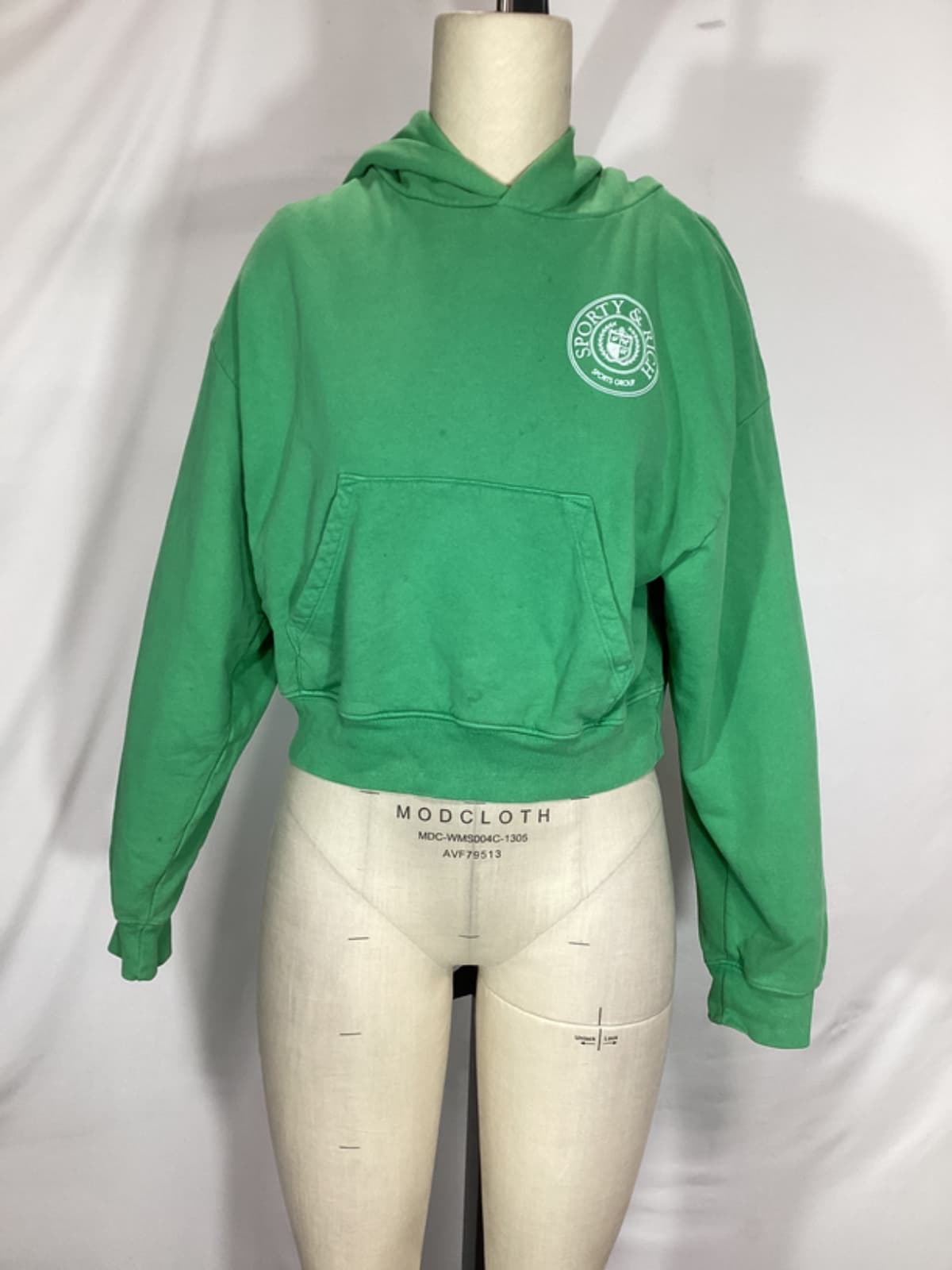 Connecticut Crest Cropped Hoodie - Image 2
