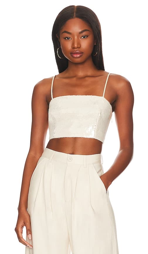Nikki Top In Alabaster - Image 1