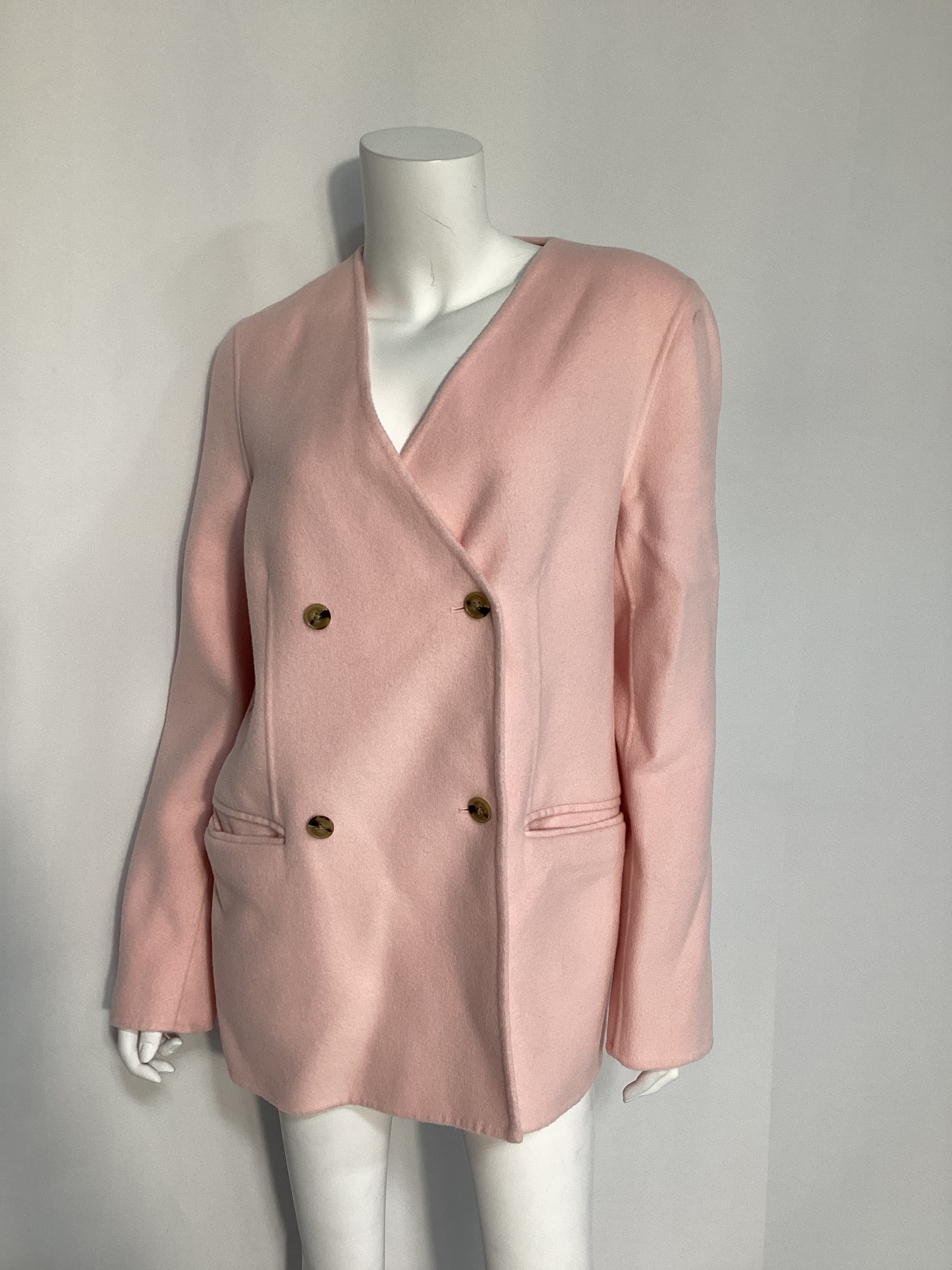 Movas Double-Breasted Wool And Cashmere-Blend Felt Blazer - Image 3