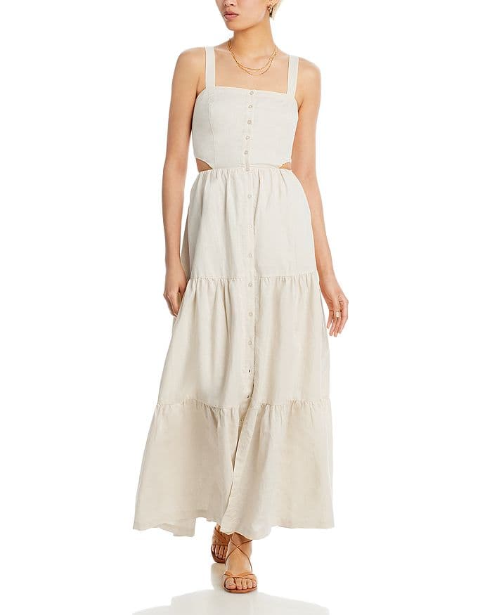 Shadi Side Cutout Maxi Dress - Image 1